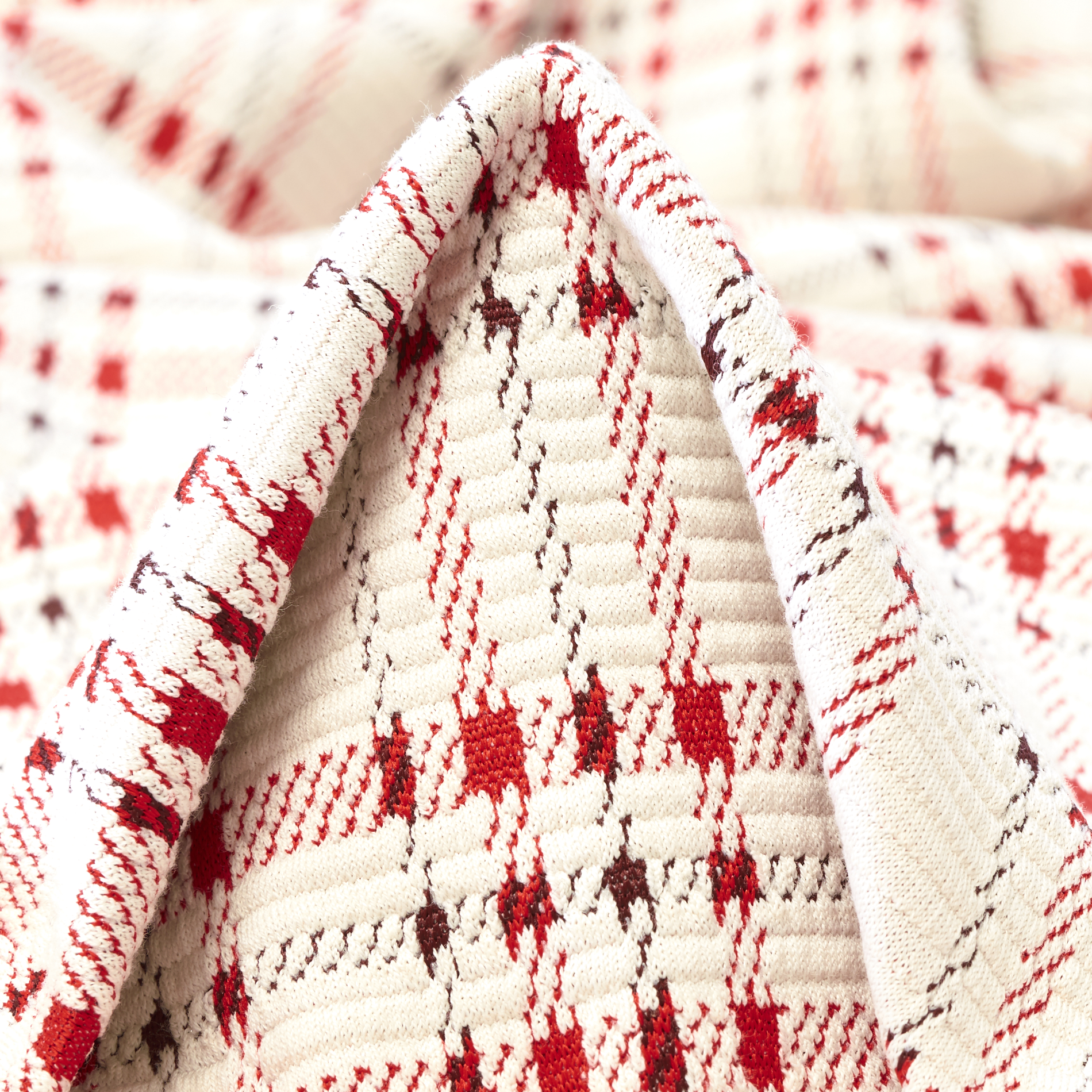 Double Jersey, Kratka, Lipstick&Ivory (F000035252)