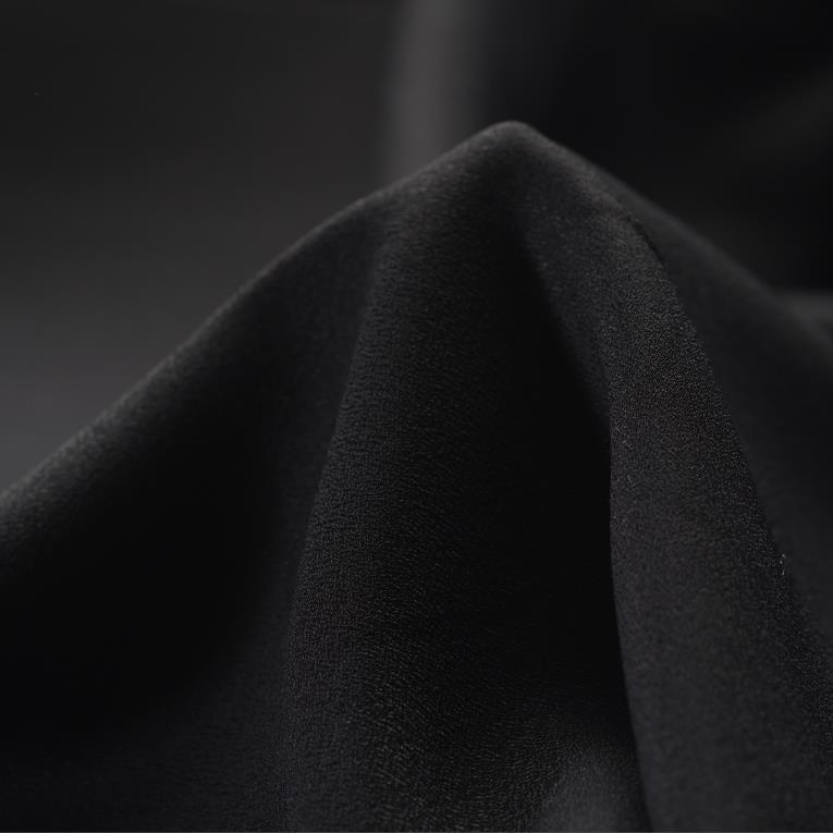 CRÊPE, VISCOSE, ELASTIC, RAVEN BLACK (F000028103)