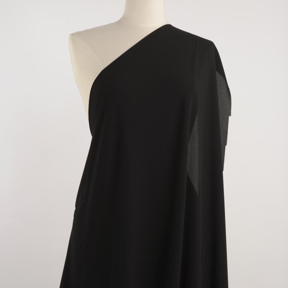  Крепдешин, Raven Black (F000030341) - Манекен