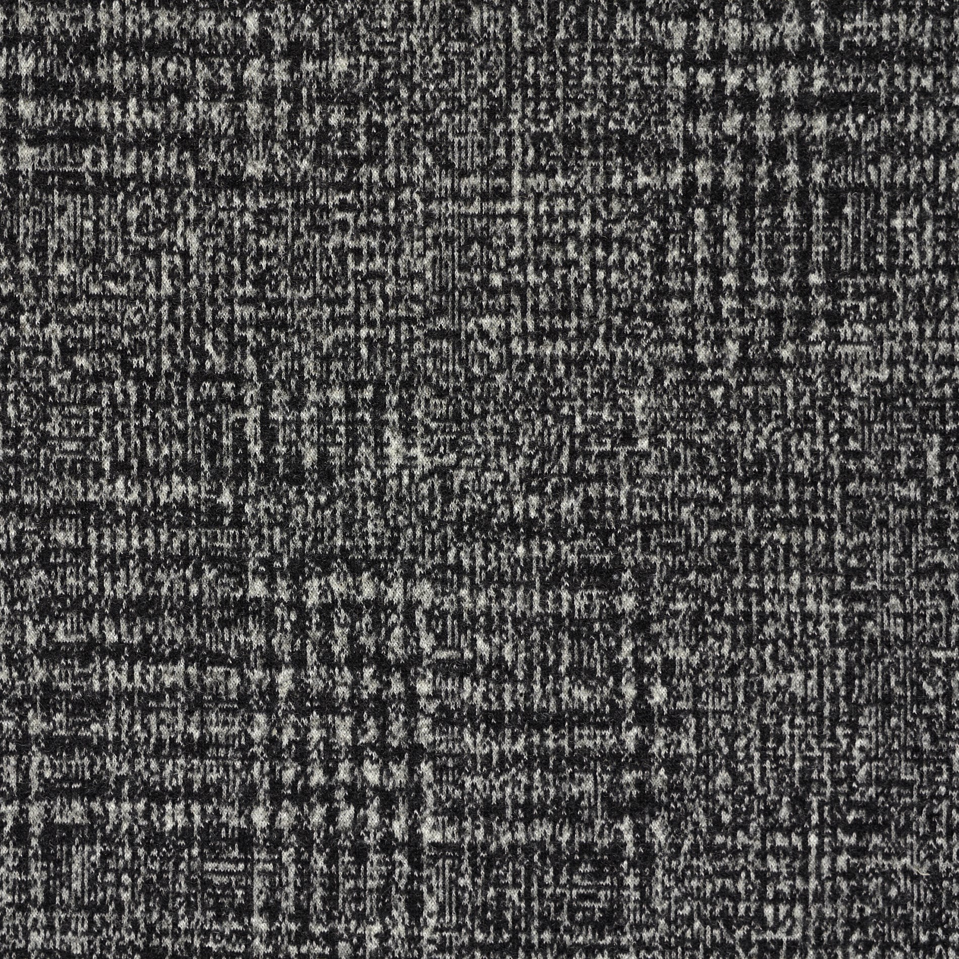 Трикотаж, Шерсть, Принц Уэльский, Ivory&Black (F000033070) - Ткань