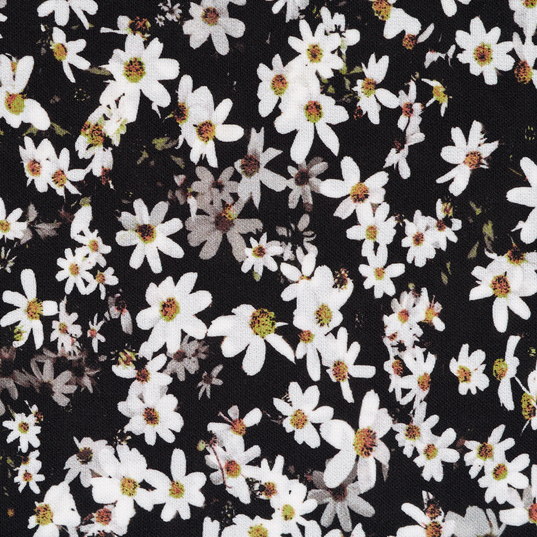 JERSEY, PRINTED, IVORY&RAVEN BLACK (F000043101) - Texture