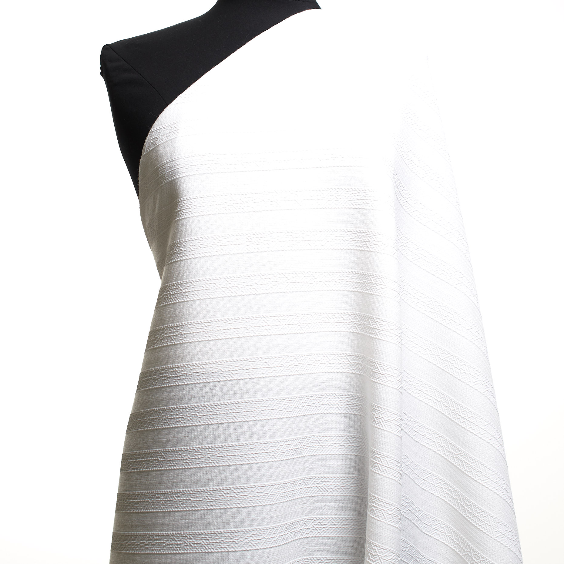Mélange de Viscose, Micro Structure , Brilliant White (F000034993) - Mannequin