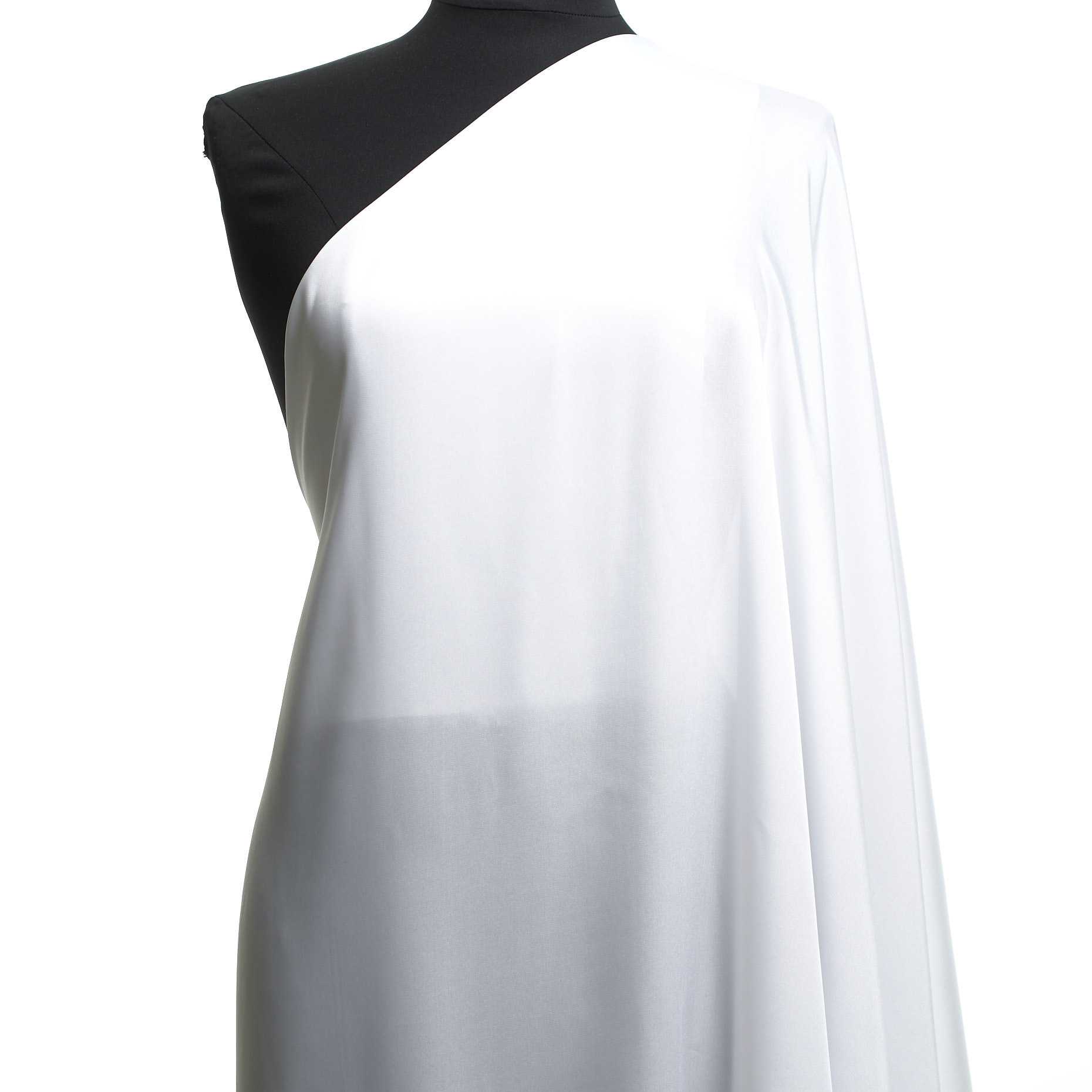 SATIN, TWILL, BRILLIANT WHITE (F000039465) - Mannequin
