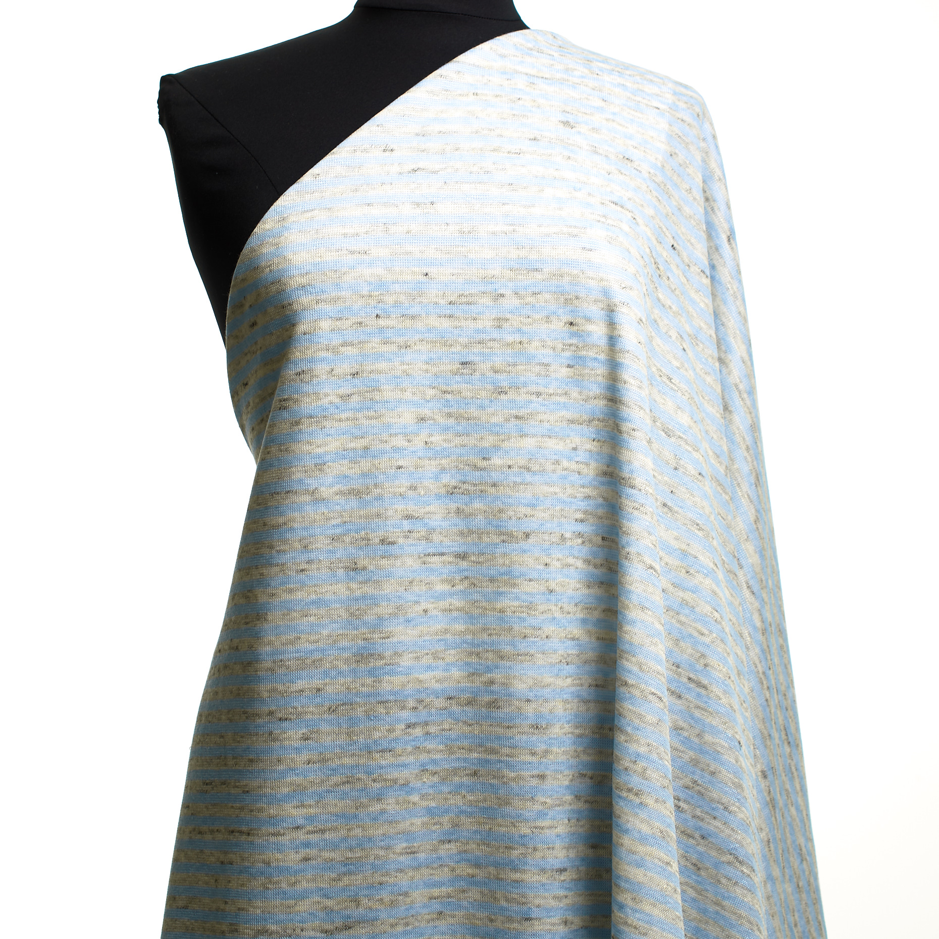 JERSEY, COTTON, STRIPES, SKY (F000028679) - Mannequin