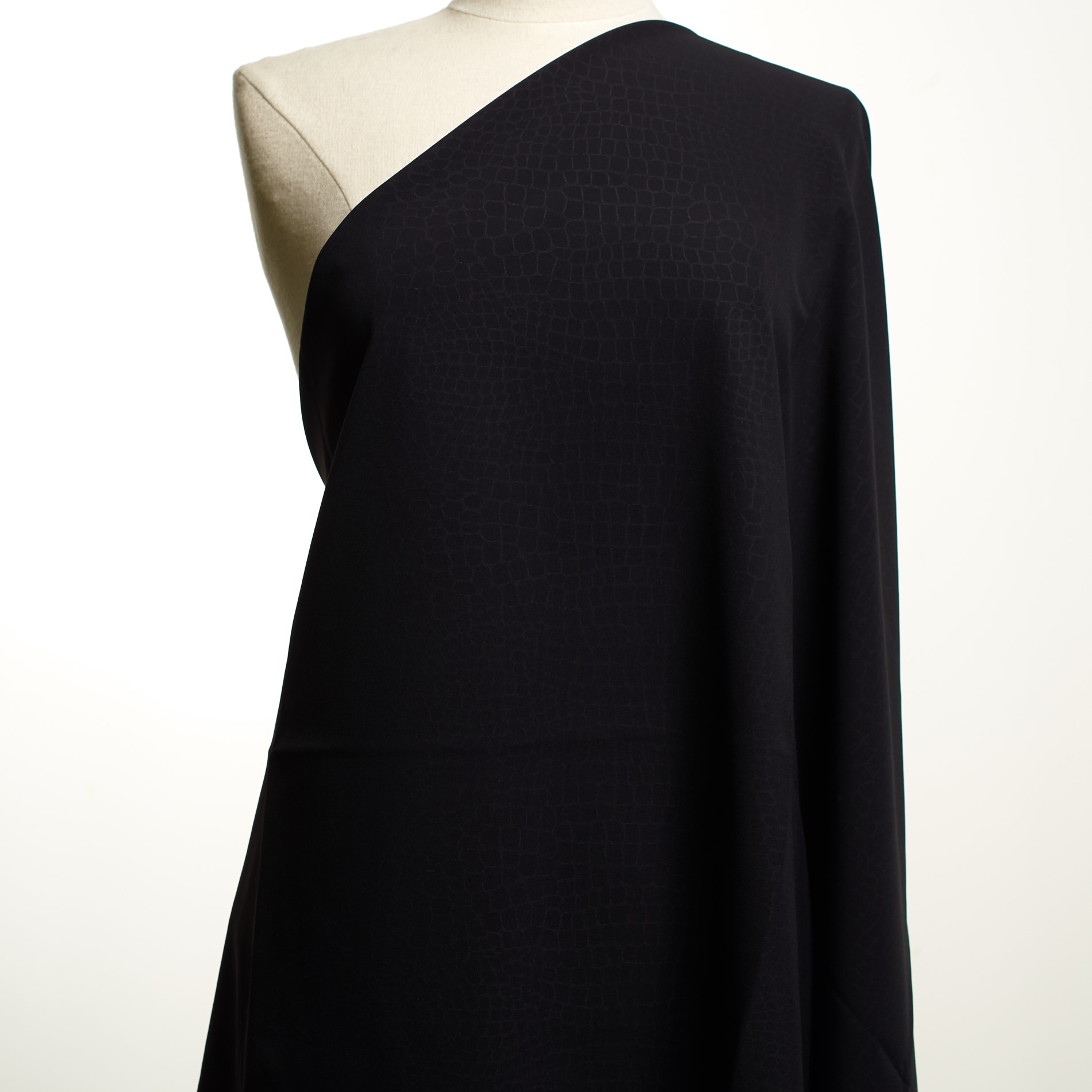 Techno Stretch, Poliammide, Stampato, Raven Black (AQ000138) - Manichino