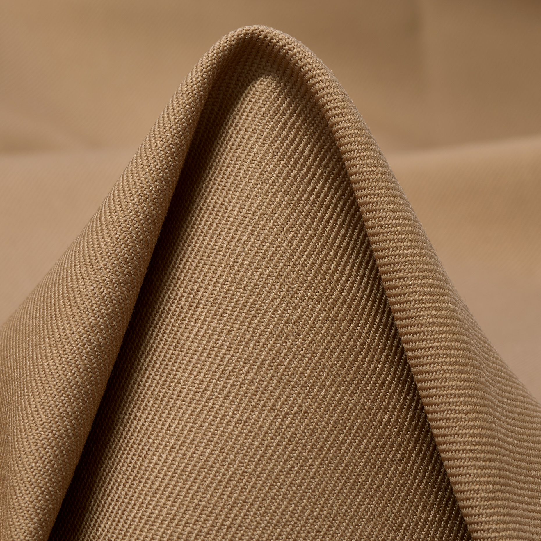 TWILL, VIRGIN WOOL, COTTON, WARM SAND (F000046559)