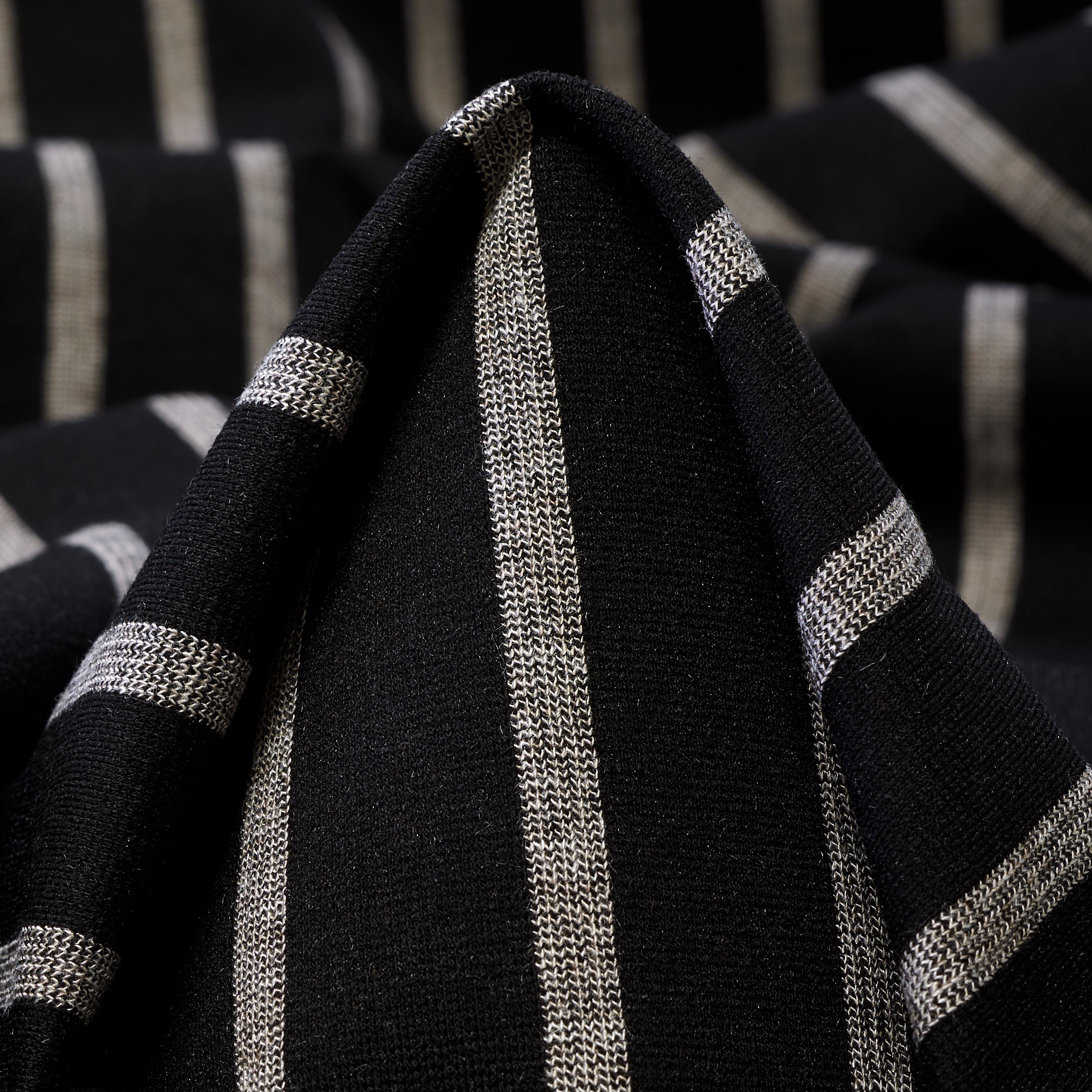 Jacquard, Jersey, Viscosa, Kit&Raven Black (F000043109)