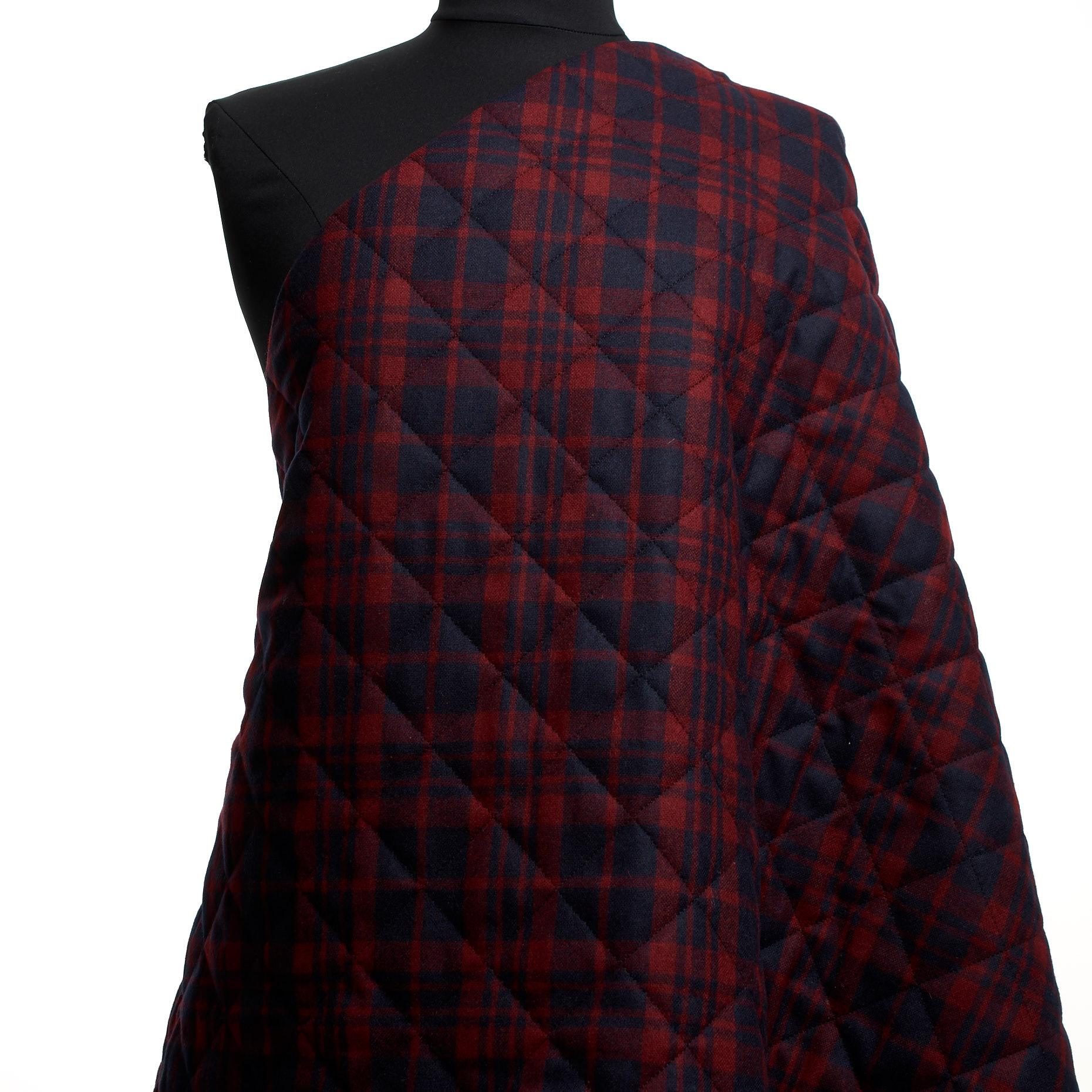 Acolchado, Wool, Cuadro, Savvy Red&Parisian Night (F000044666) - Maniquí