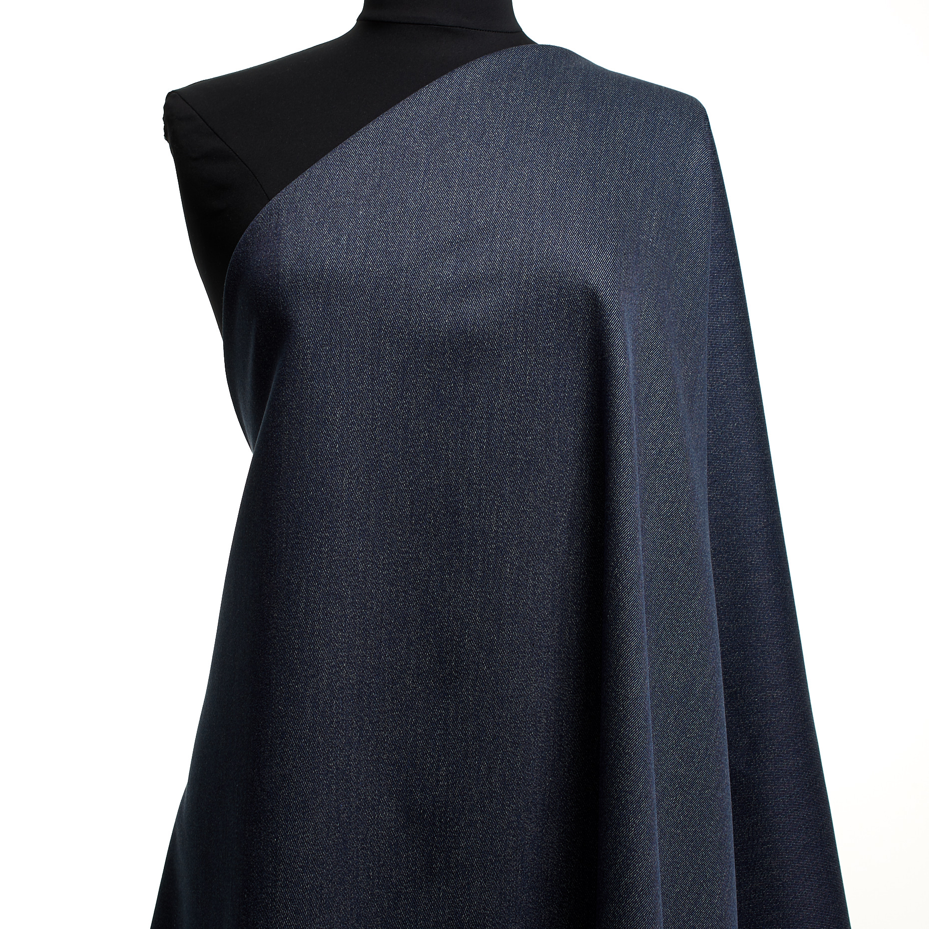 TWILL, WOOL, COTTON BLEND, NIGHTSHADOW BLUE (F000047705) - Mannequin