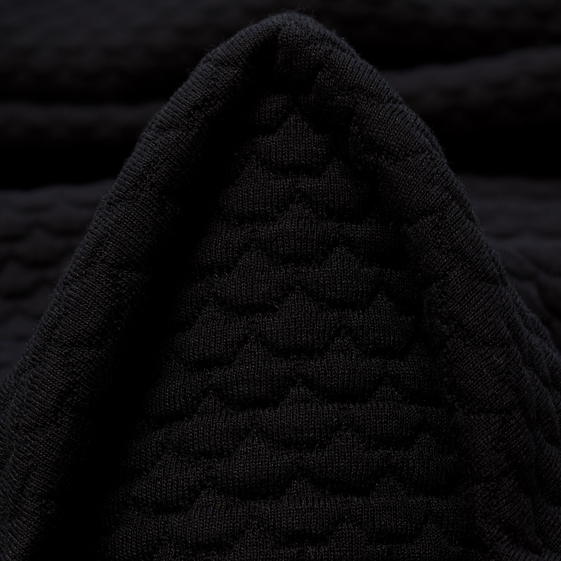 JERSEY, JACQUARD, RAVEN BLACK (F000036444)
