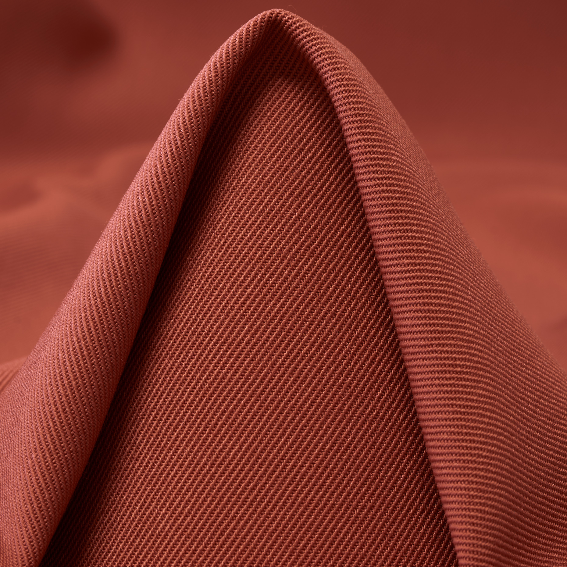 TWILL, WOOL, ELASTIC, BURNT BRICK (F000047531)