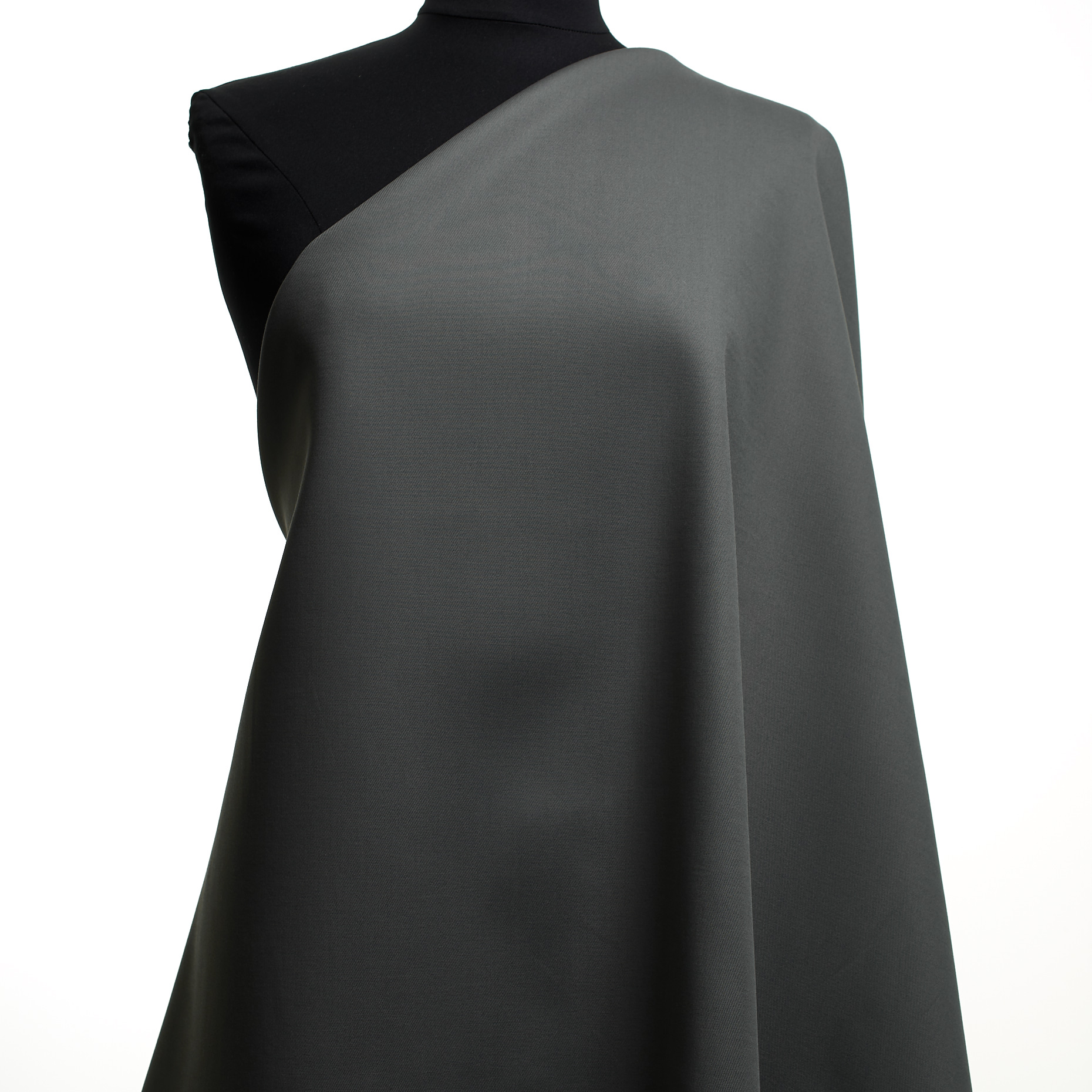 TWILL, COTTON, ELASTIC, STEEL GRAY (F000047804) - Mannequin