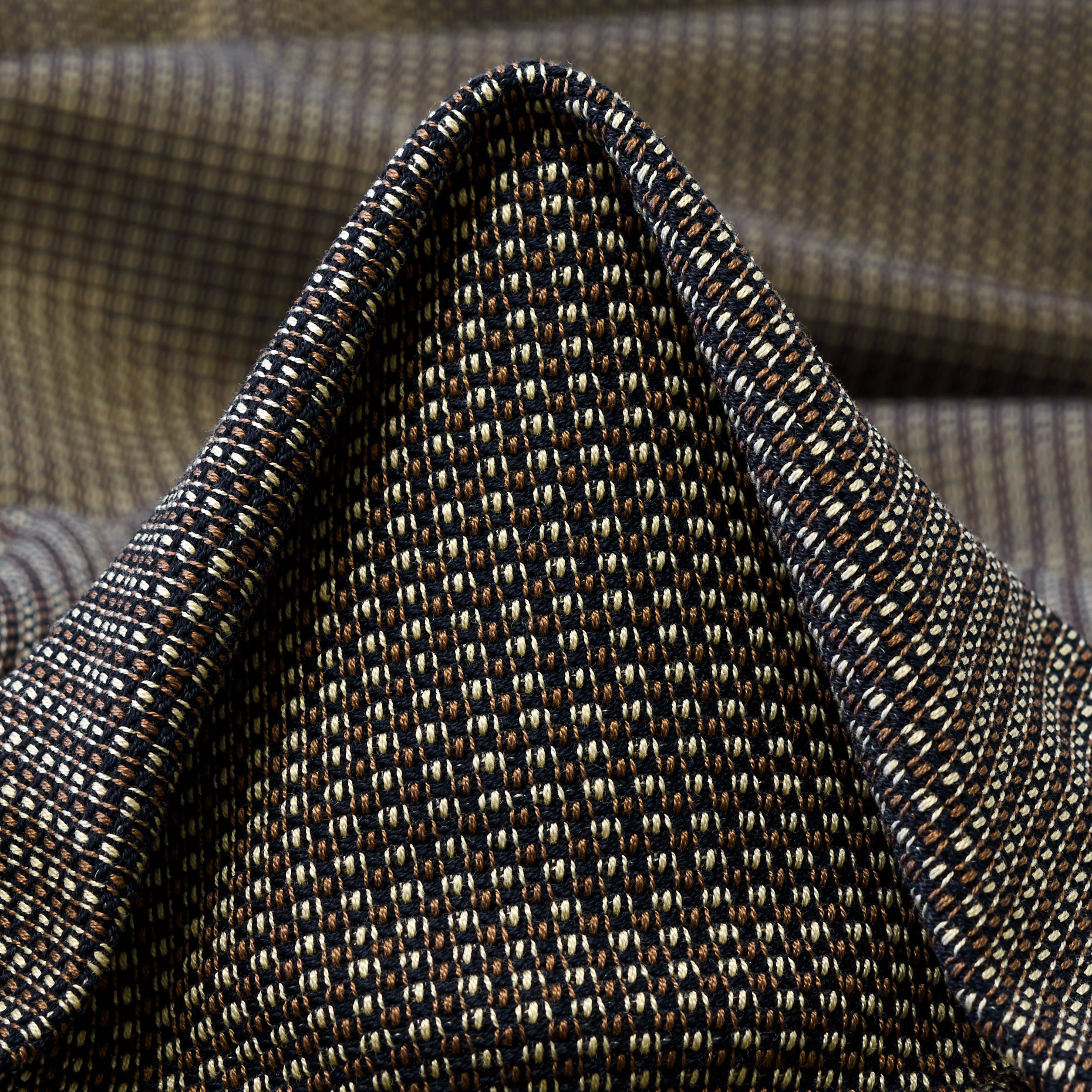 Jacquard, Jersey, Cotone, Mood Indigo&Antique White (F000042447)