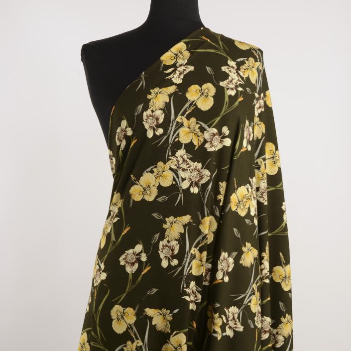 Jersey, Viscose , Floral, Sunlight&Deep Forest (F000028650) - Mannequin