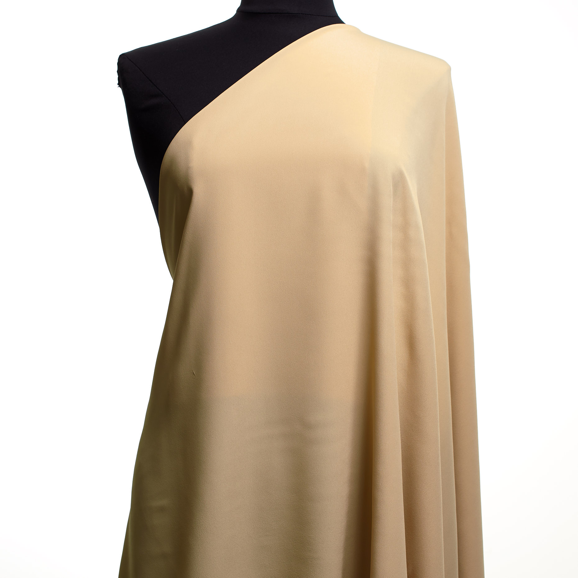 CRÊPE, ACETATE, SILK, ALMOND (F000043478) - Mannequin