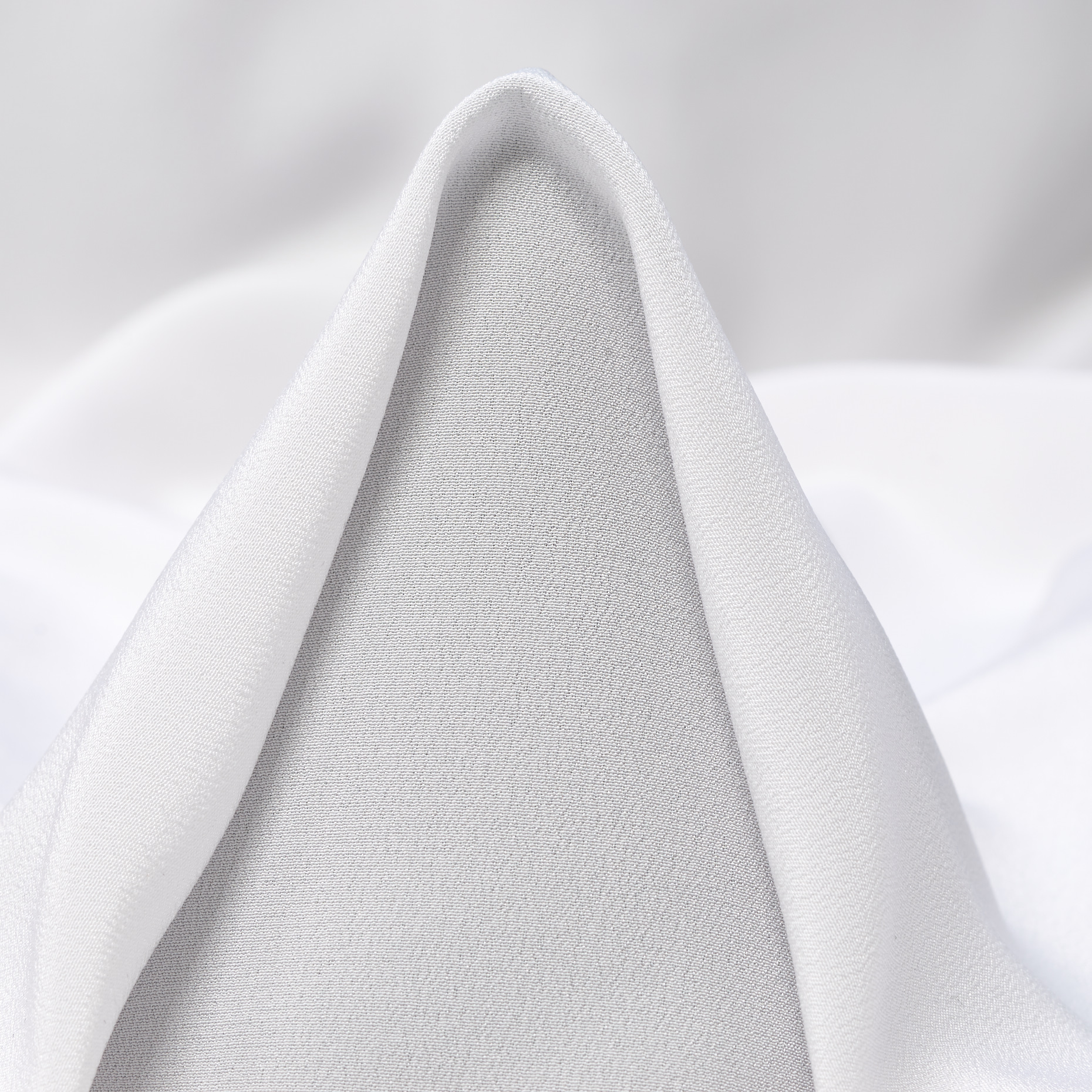 CRÊPE DE CHINE, SILK, LUCENT WHITE (F000048994)
