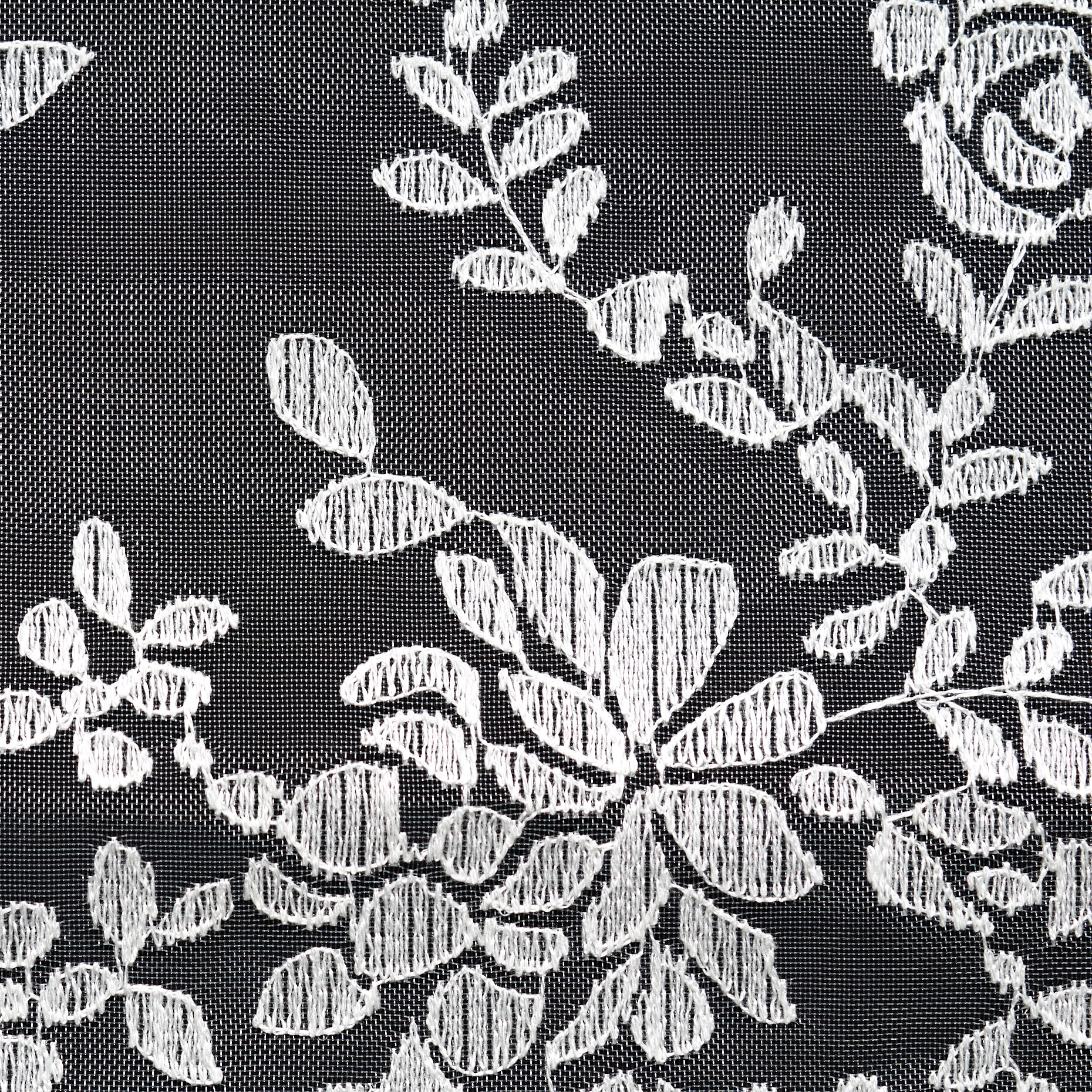 Tulle, Cotone, Ricamato, Brilliant White (F000047186) - Trama