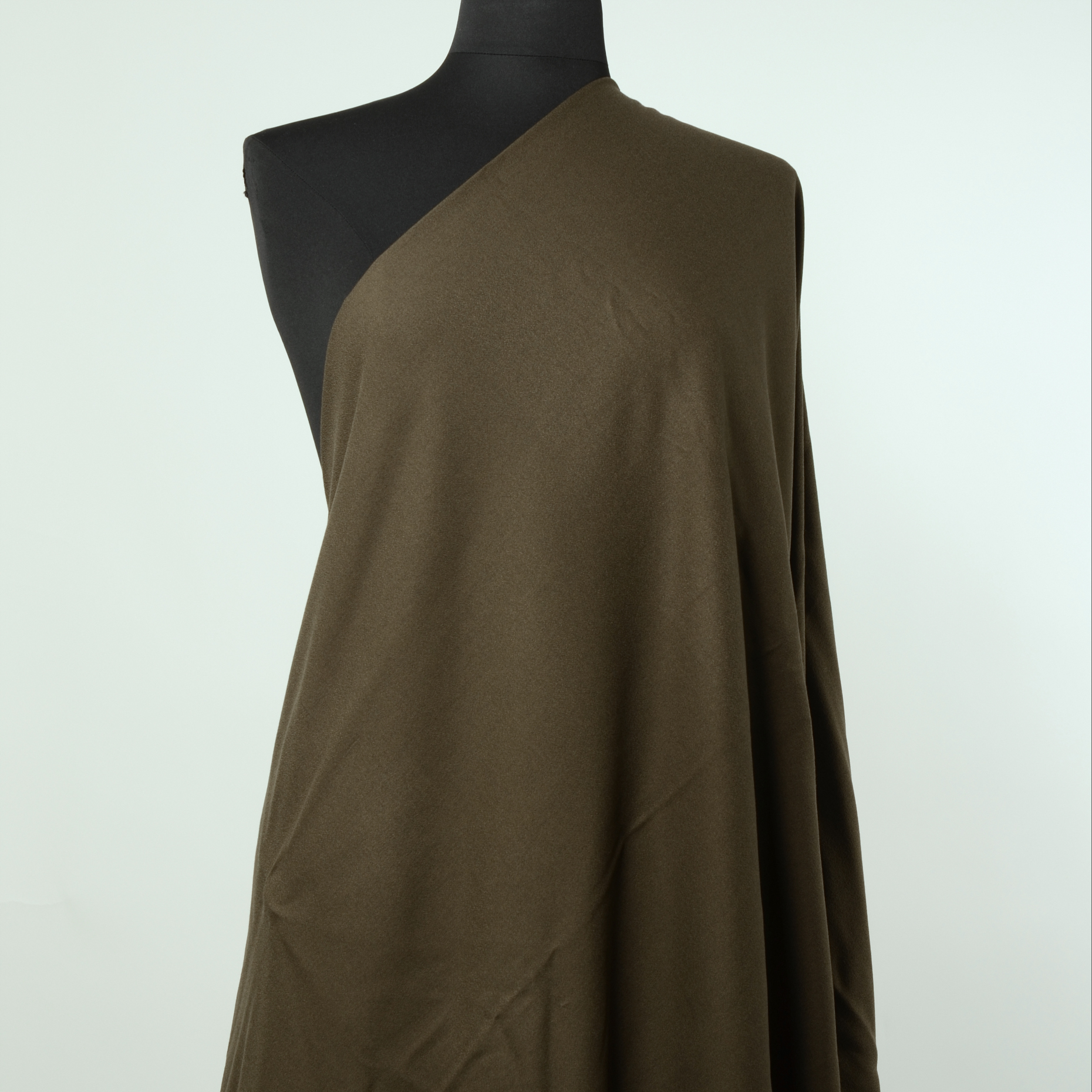 Crêpe, Viscosa Lana, Stretch, Dark Chocolate (F000017811) - Manichino