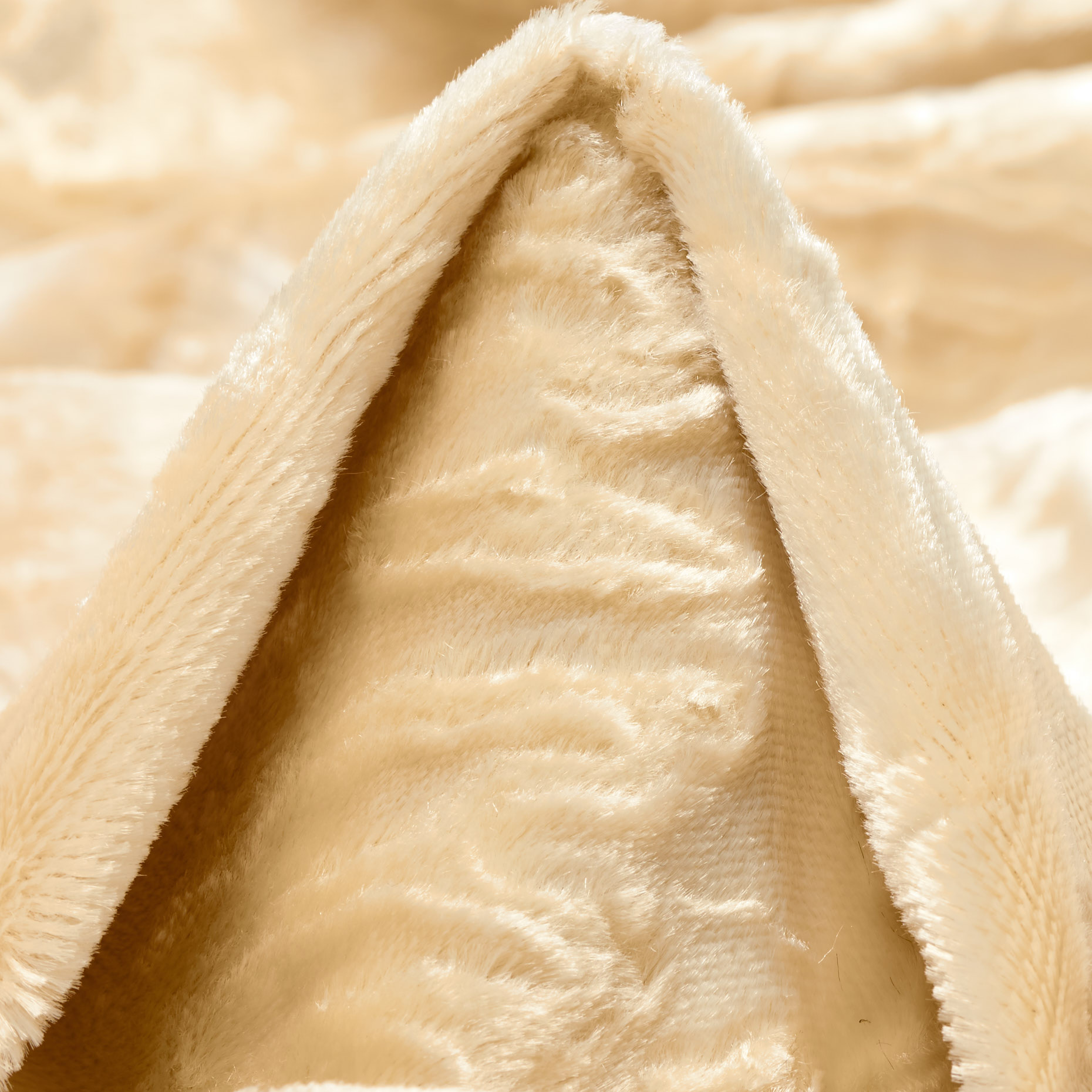 Fake Fur, Viscose Cotton, Irish Cream (F000041537)