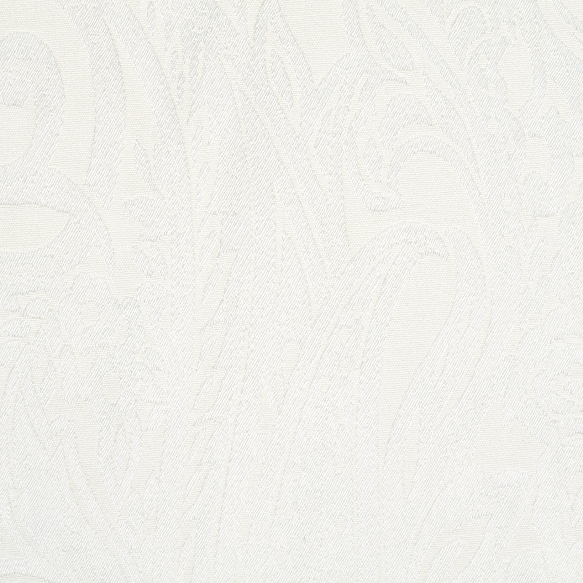 Jacquard, Floreale, Tono su Tono, Lucent White (P000003910) - Trama