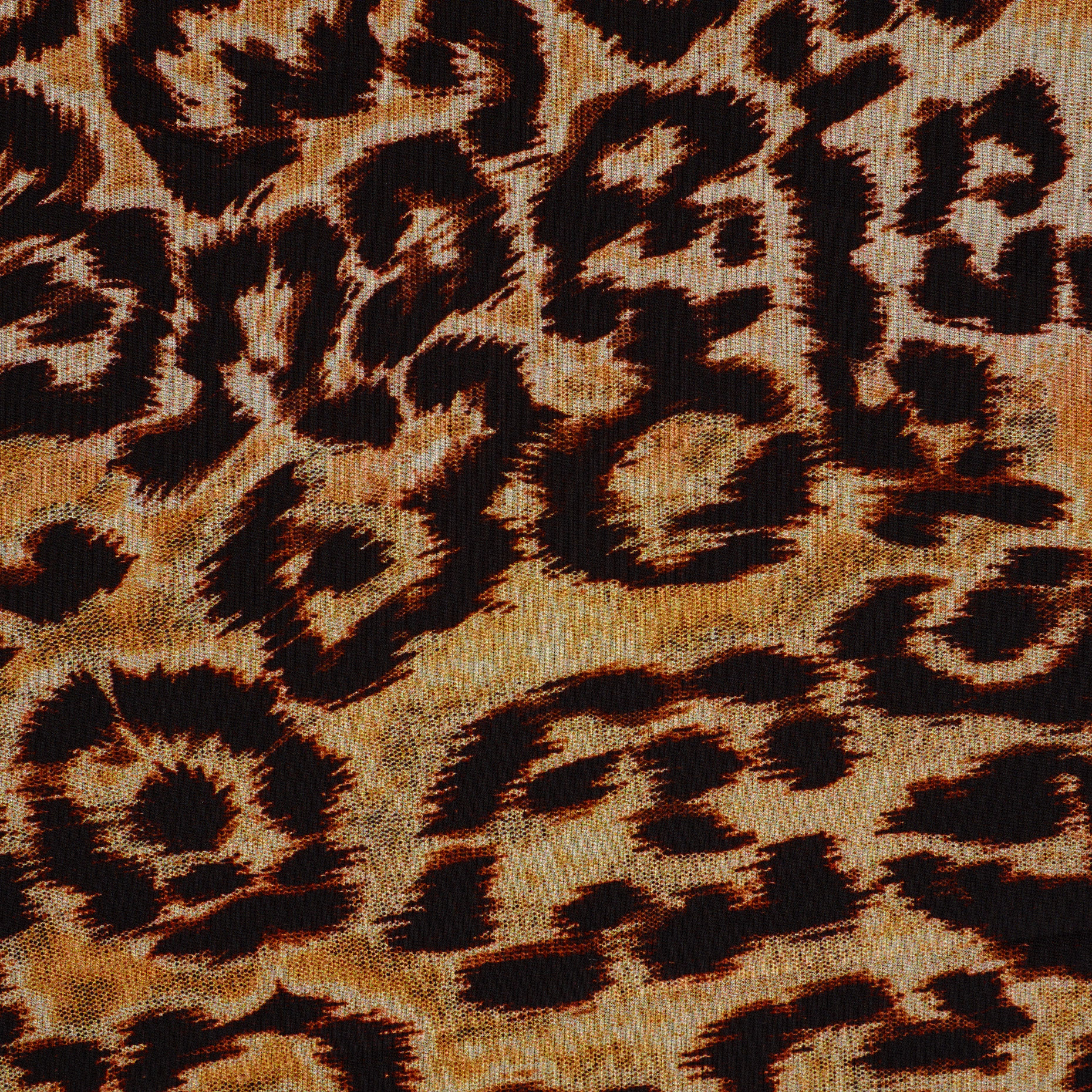 CHIFFON, PRINTED, ANIMAL, APRICOT CREAM&CHESTNUT (F000041485) - Texture