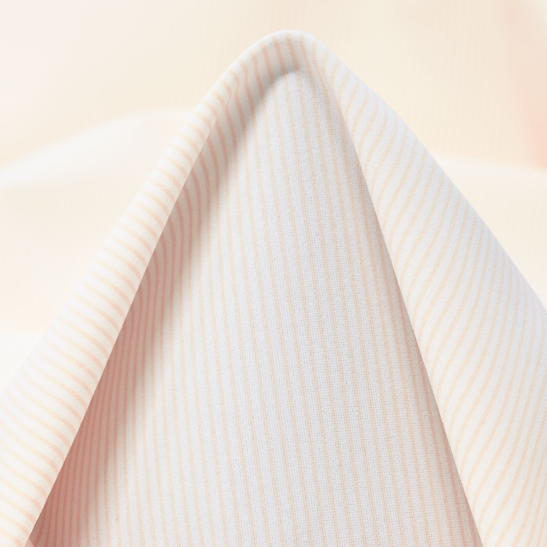 Techno Jersey, Rigato, Alta Elasticità, Brilliant White&Pink Tint (F000041520)