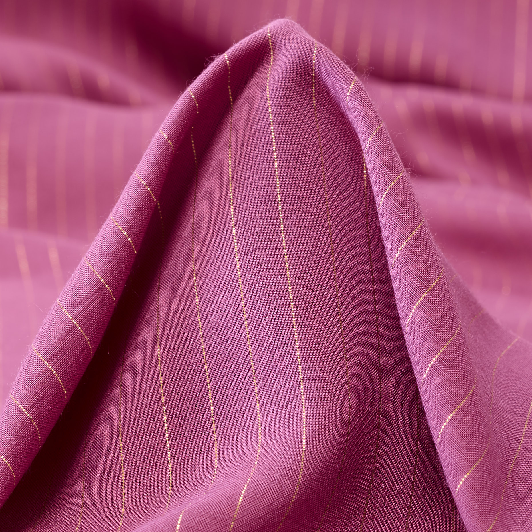 Viscose, Lúrex, Rayé, Crocus&Pale Gold