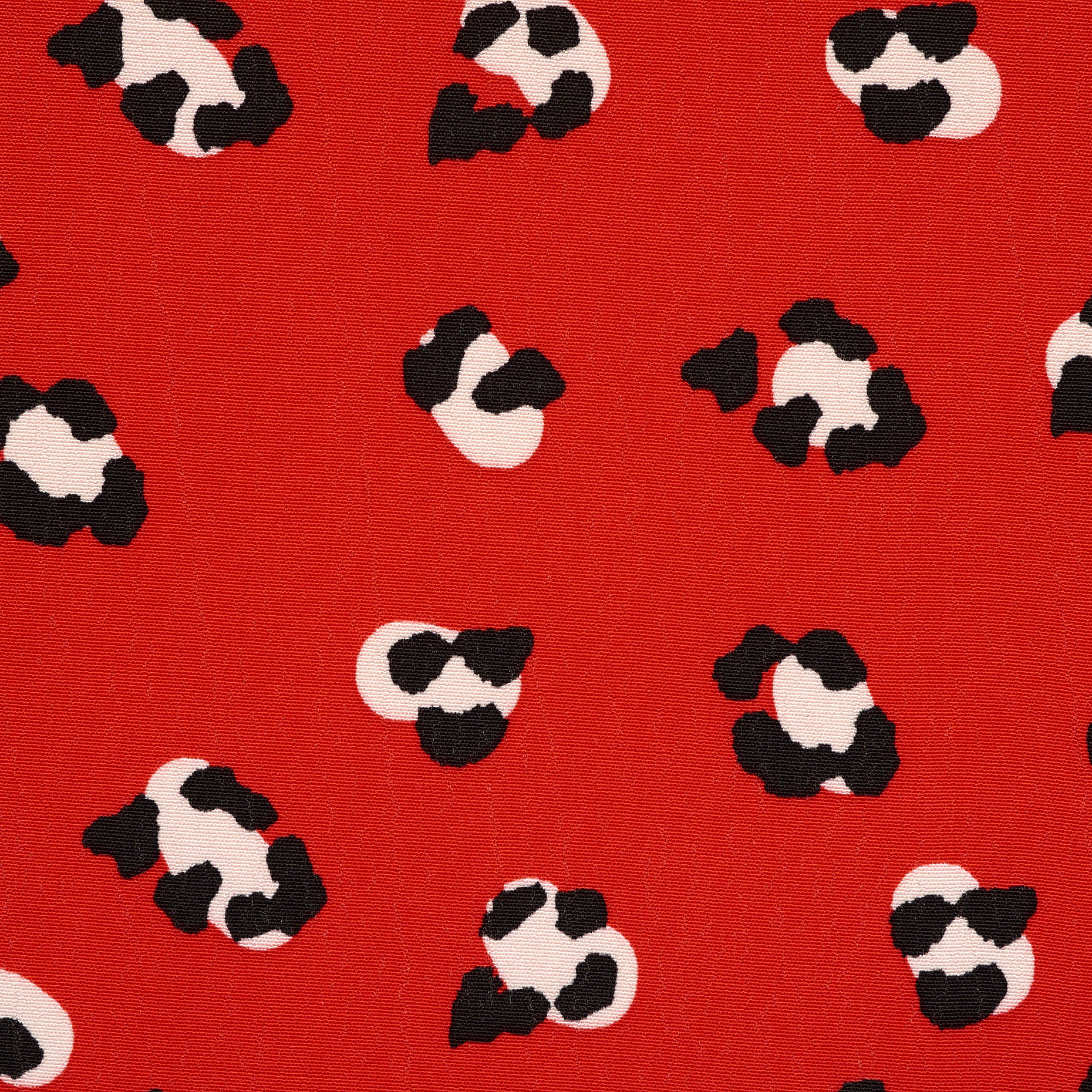 CRÊPE, VISCOSE, PRINTED, RAVEN BLACK&LIPSTICK (F000040332) - Texture