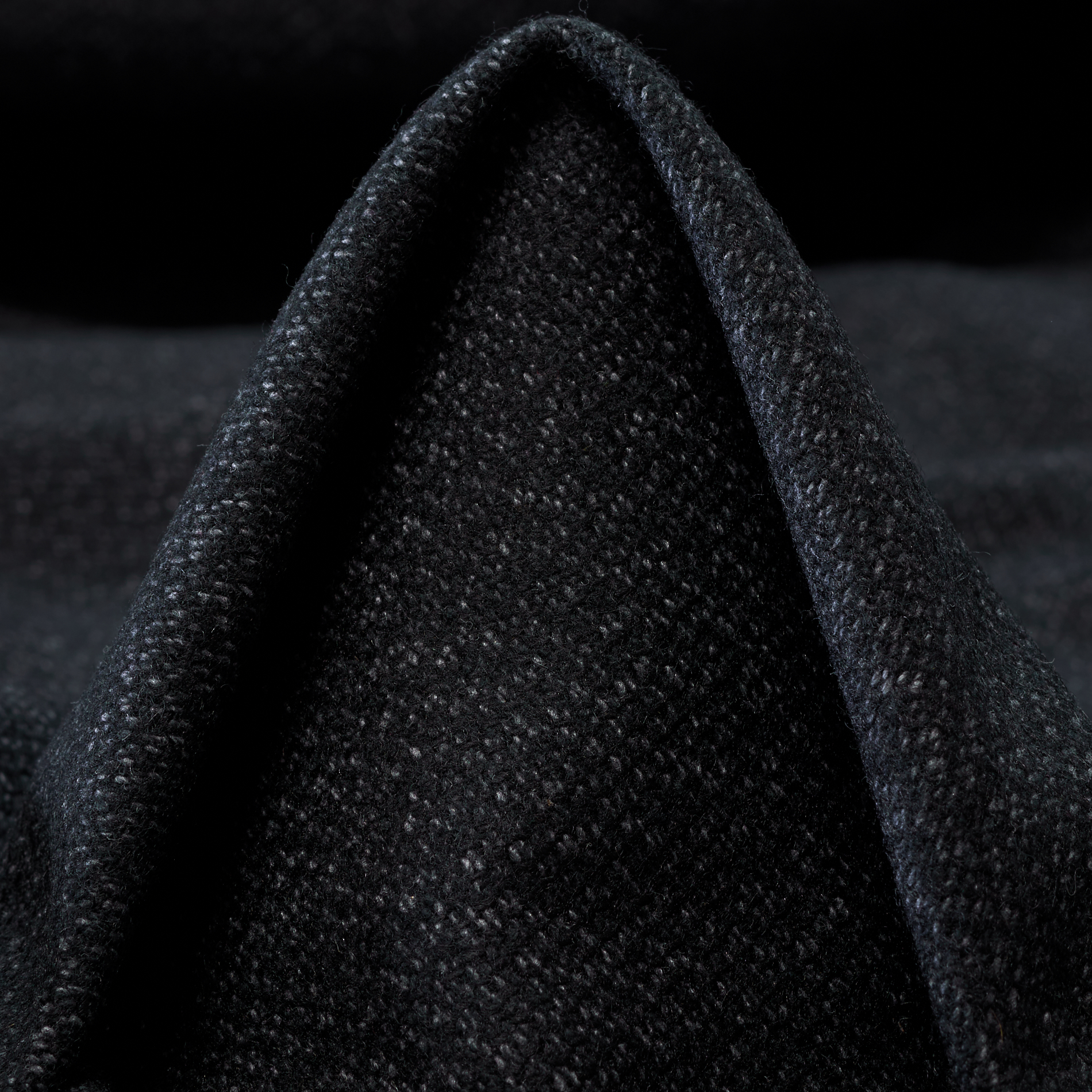 DRAP, WOOL COTTON, MELANGE, ANTHRACITE (F000035816)