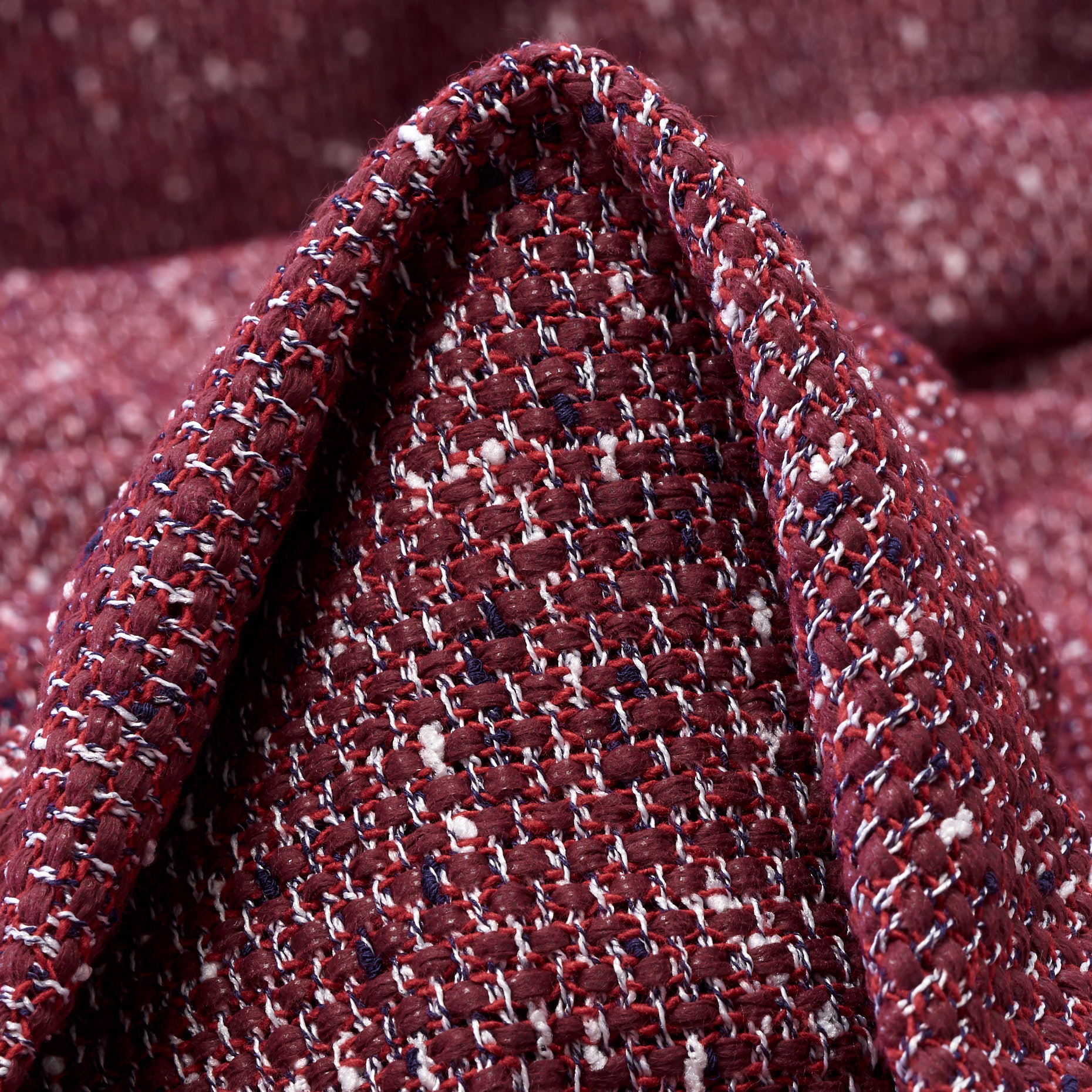 CHANEL, COTTON BLEND, MERLOT (F000038380)