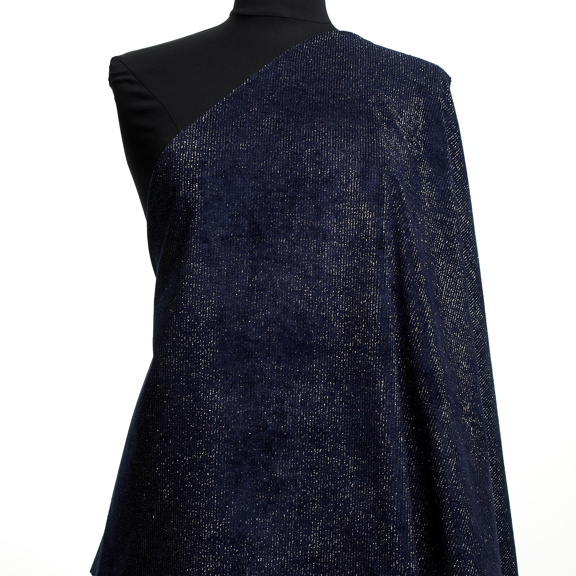 VELVET, COTTON, LUREX, MOOD INDIGO&SILVER (F000047166) - Mannequin