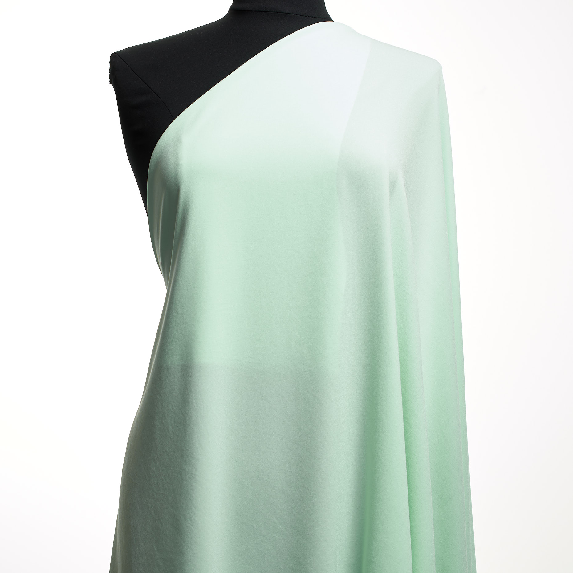 CRÊPE, SATIN, TRIACETATE, HINT OF MINT (F000046286) - Mannequin