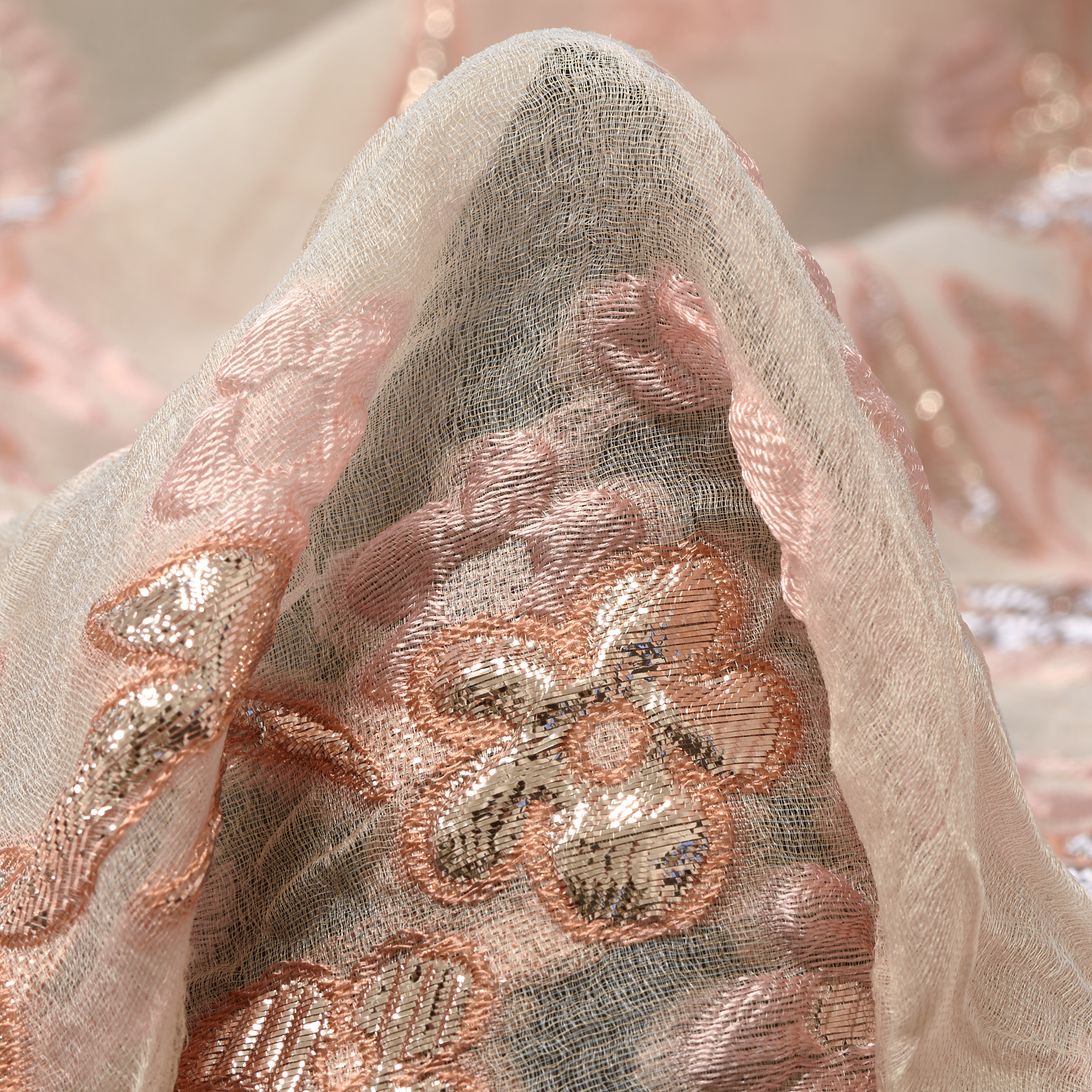 ORGANZA, SILK BLEND, CALCITE (F000048659)