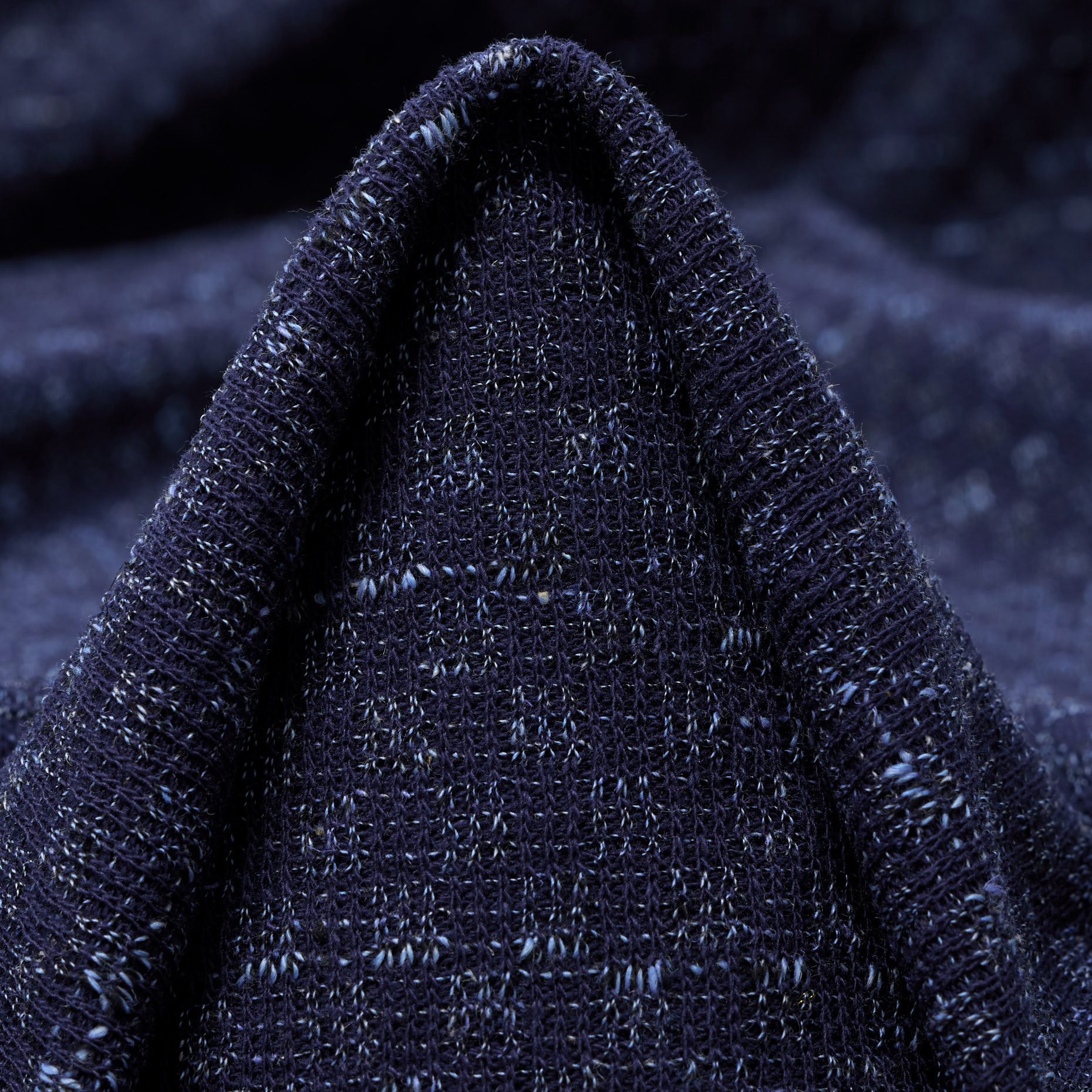 JERSEY, JACQUARD, COTTON, MOOD INDIGO (F000045130)