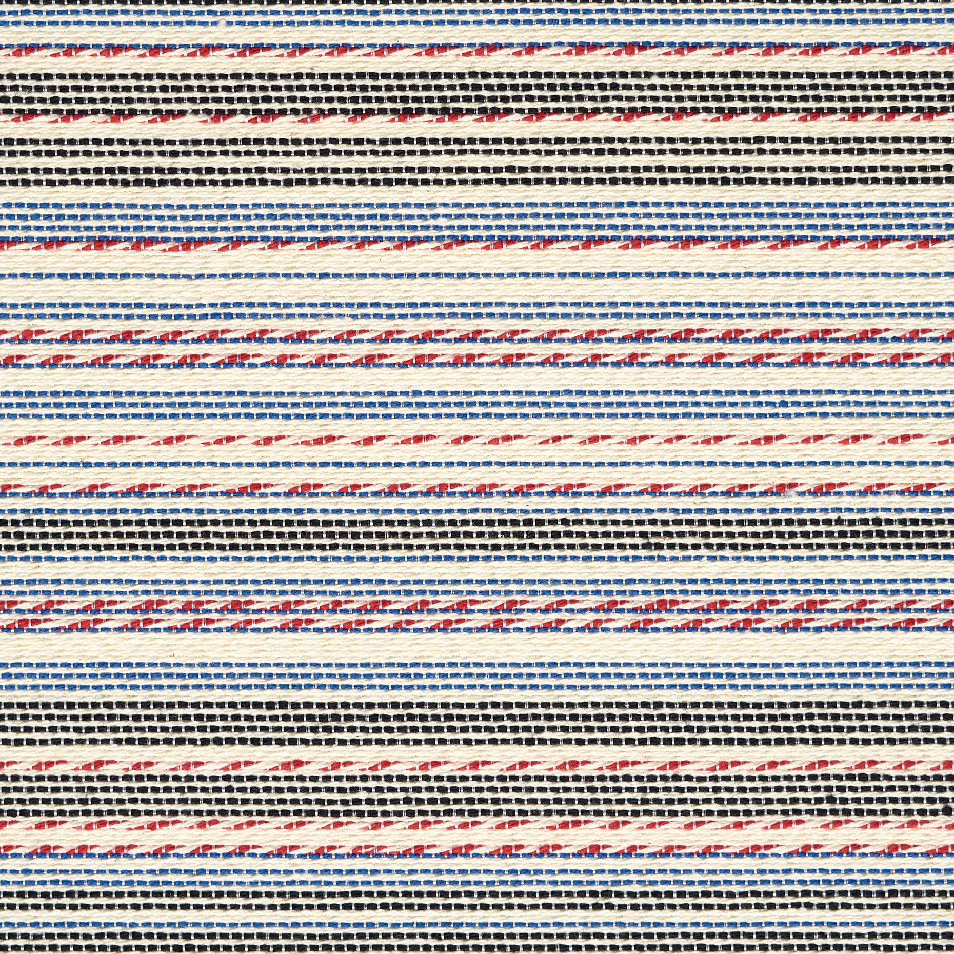 COTTON, STRIPES, BRILLIANT WHITE&SAVVY RED (F000027096) - Texture