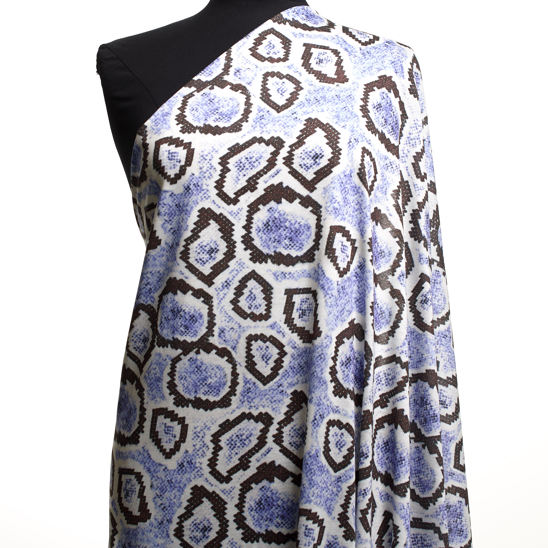 JERSEY, COTTON, CORNFLOWER BLUE (F000034685) - Mannequin