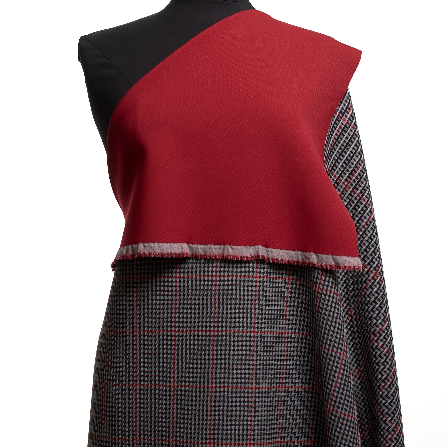 DOUBLE, VISCOSE BLEND, ELASTIC, CHISELED STONE&SALSA (F000038381) - Mannequin