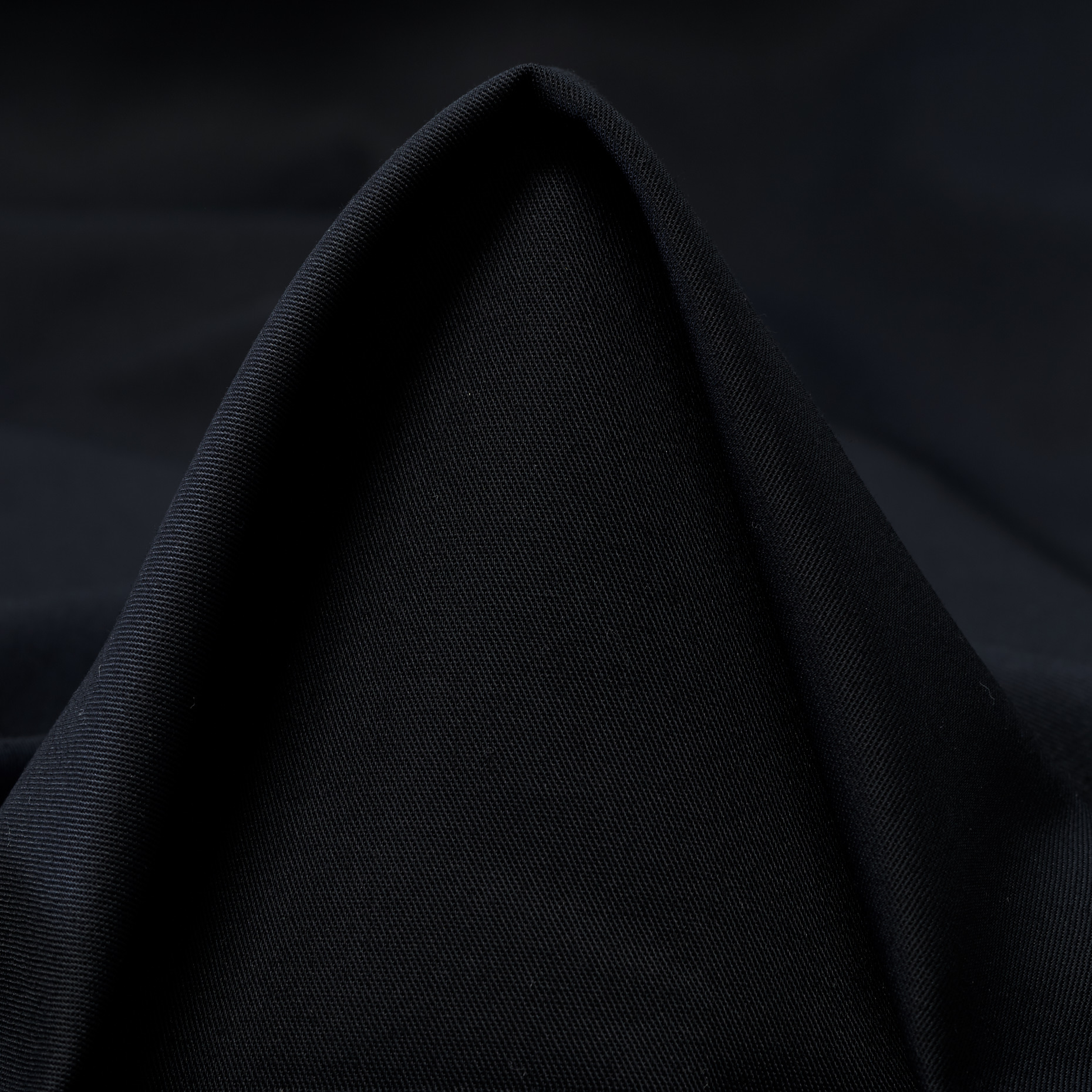 TWILL, JERSEY, BONDED, NIGHT OWL&RAVEN BLACK (F000023074)