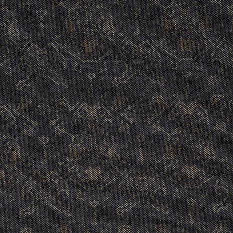 VISCOSE BLEND, PRINTED, PRINTED, LIGHT TAUPE&ANTHRACITE (AQ000010) - Texture