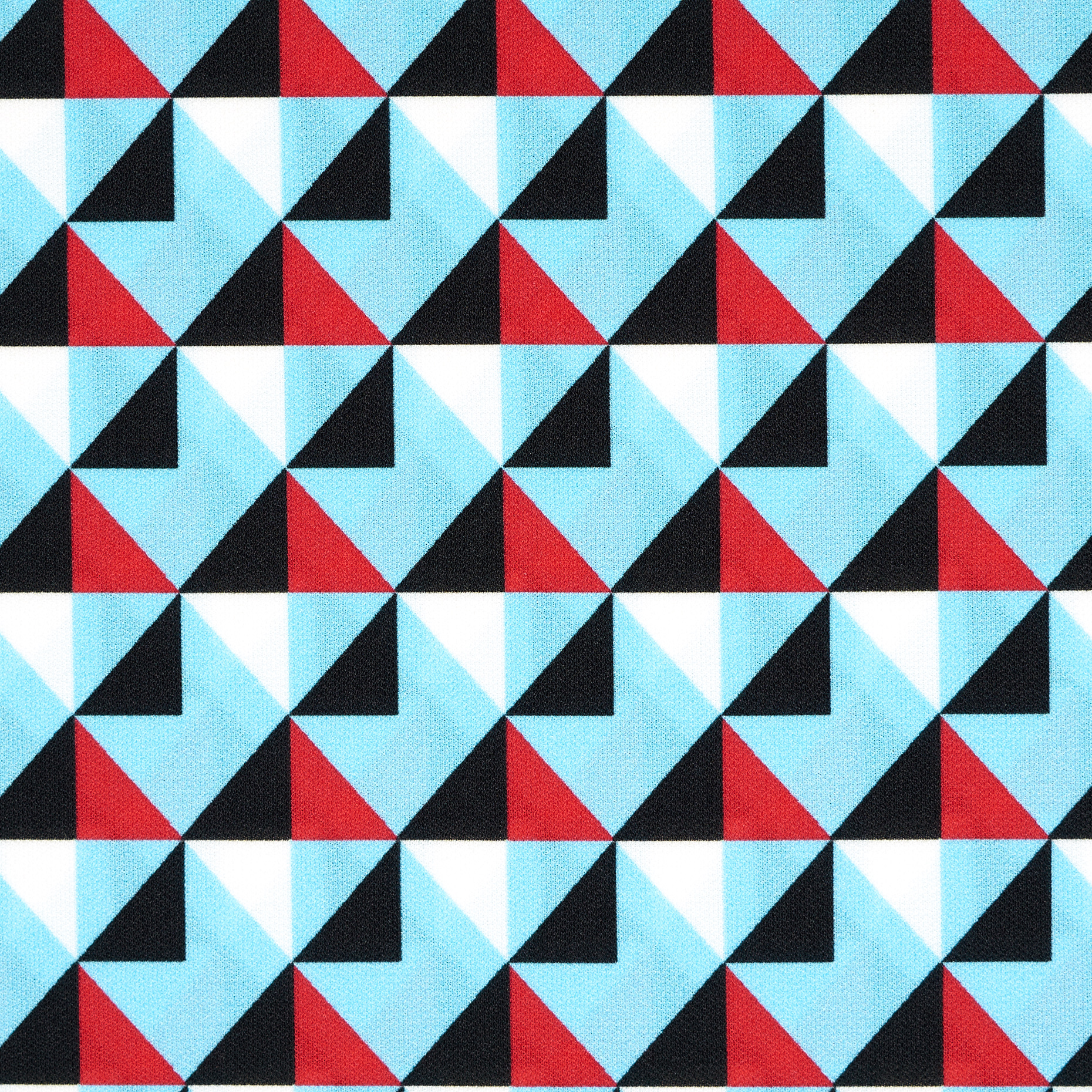 Jersey, Crêpe, Stampato, Blue Topaz&Raven Black (F000046246) - Trama