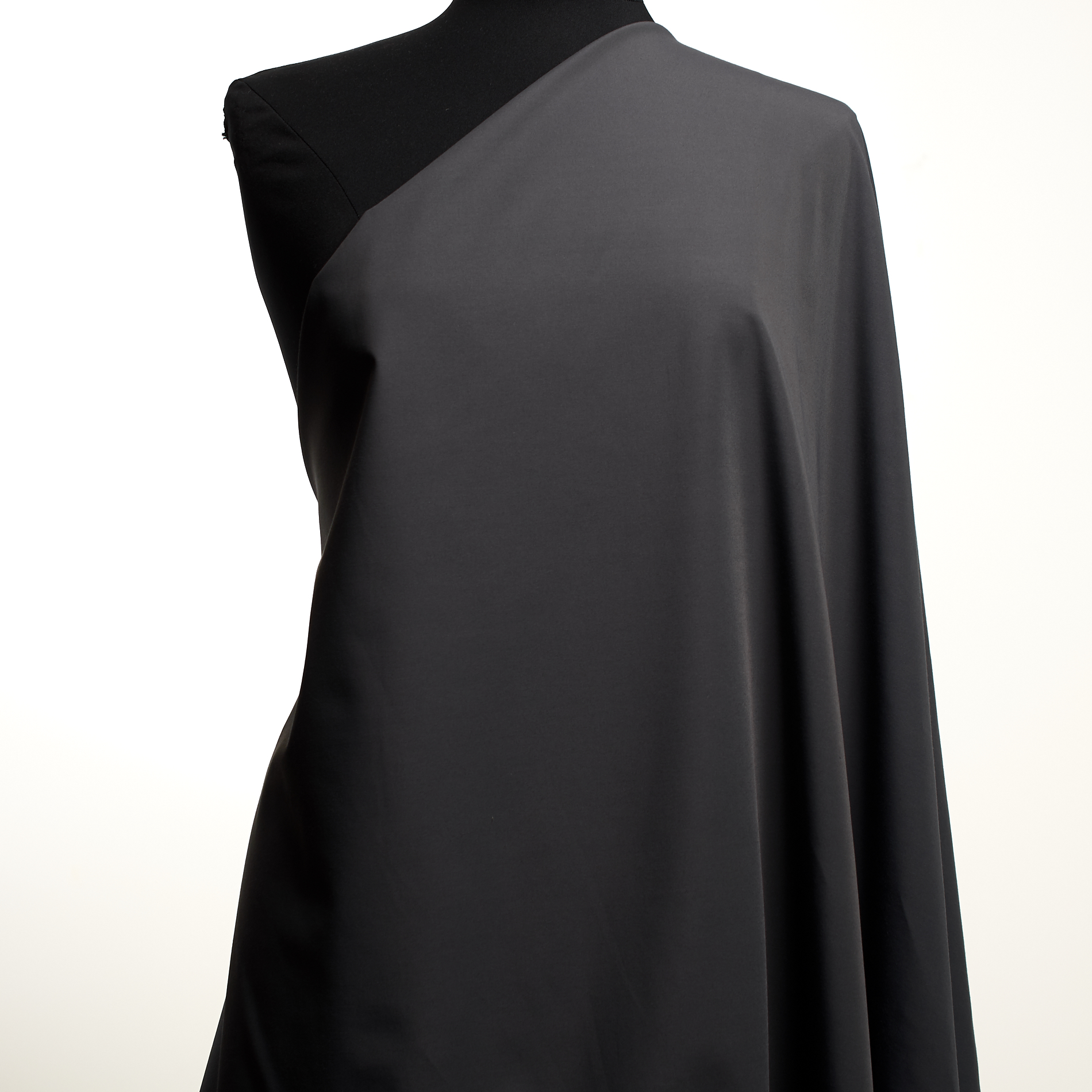 GABARDINE, COTTON BLEND, BI-STRETCH, GRAPHITE GRAY (F000030888) - Mannequin