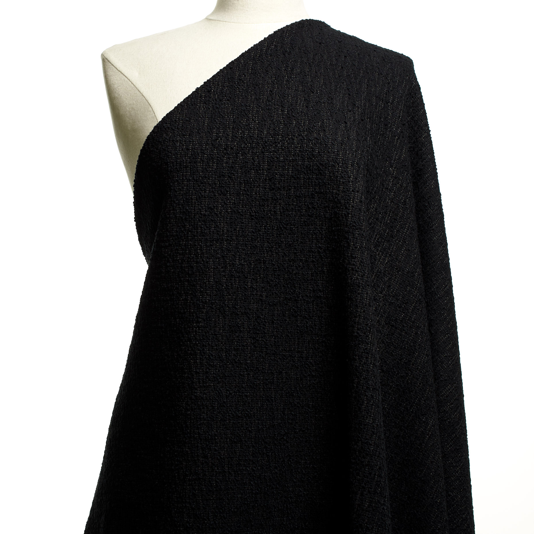 JERSEY, COTTON BLEND, LUREX, BLACK SAND&PALOMA (F000043957) - Mannequin