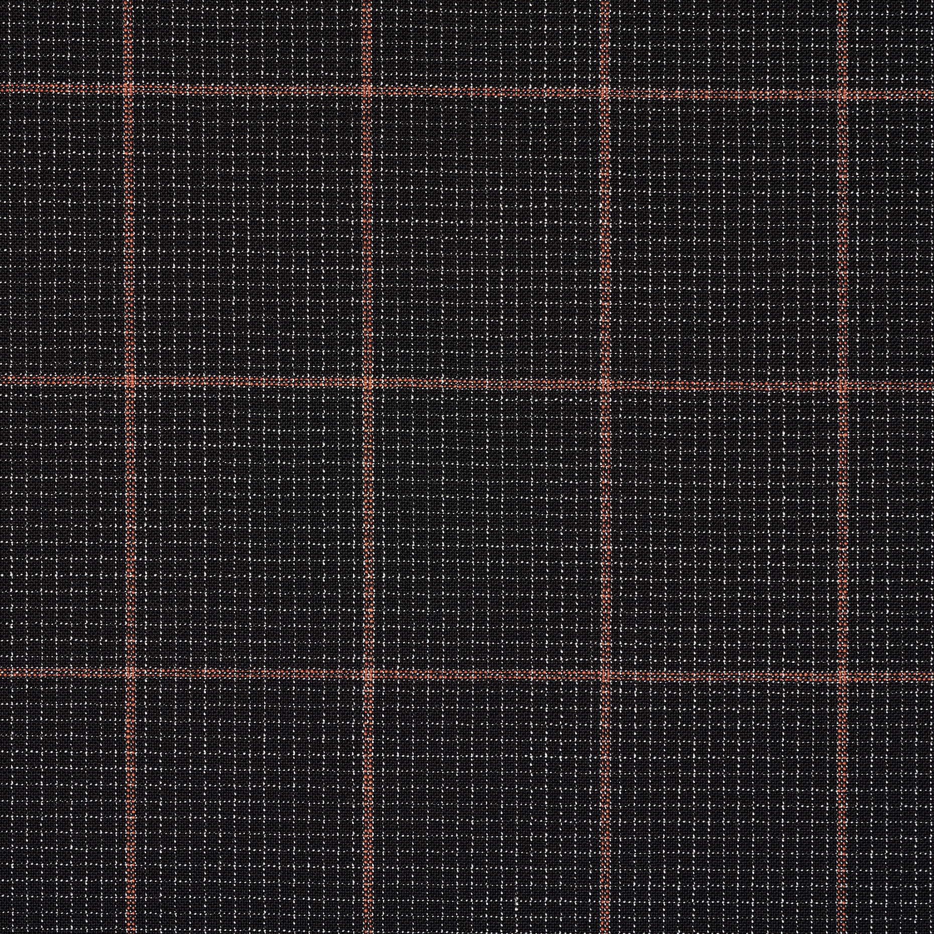 COOL WOOL, CHECK, CARMINE RED&RAVEN BLACK (F000038480) - Texture