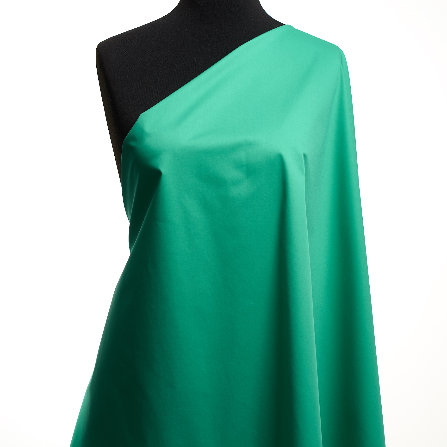 Поплин, Хлопок, Стрейч, Emerald (T0000744) - Манекен