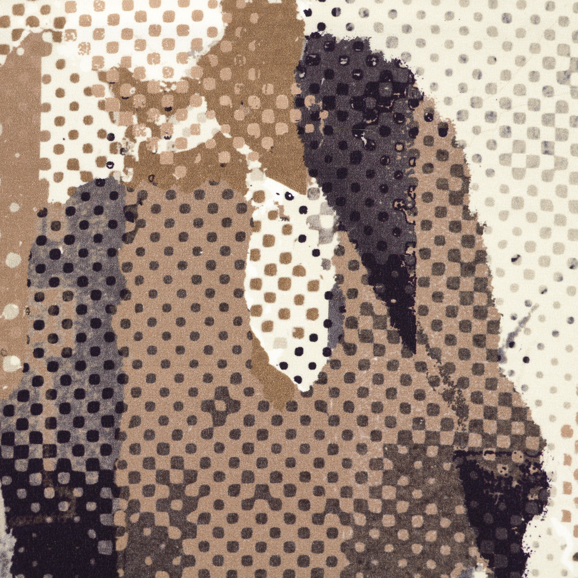 SILK, CRÊPE, PRINTED, VINTAGE VIOLET (F000031866) - Texture