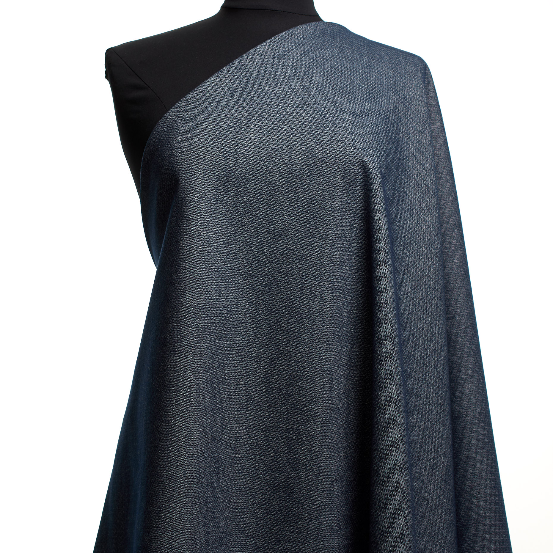 COTTON, VISCOSE BLEND, ELASTIC, STONEWASH (F000044881) - Mannequin