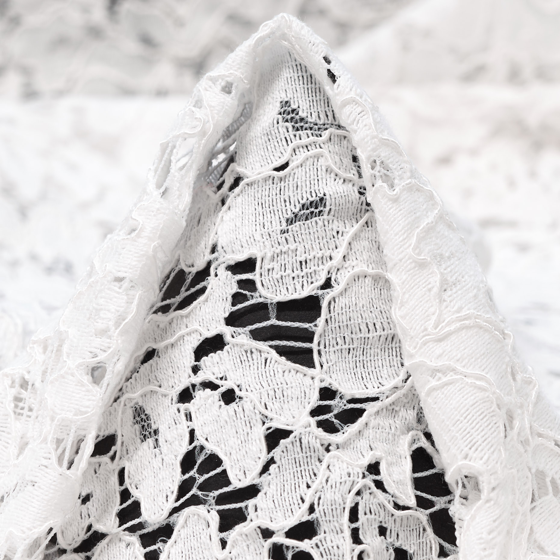 LACE, COTTON, FLORAL, SNOW WHITE