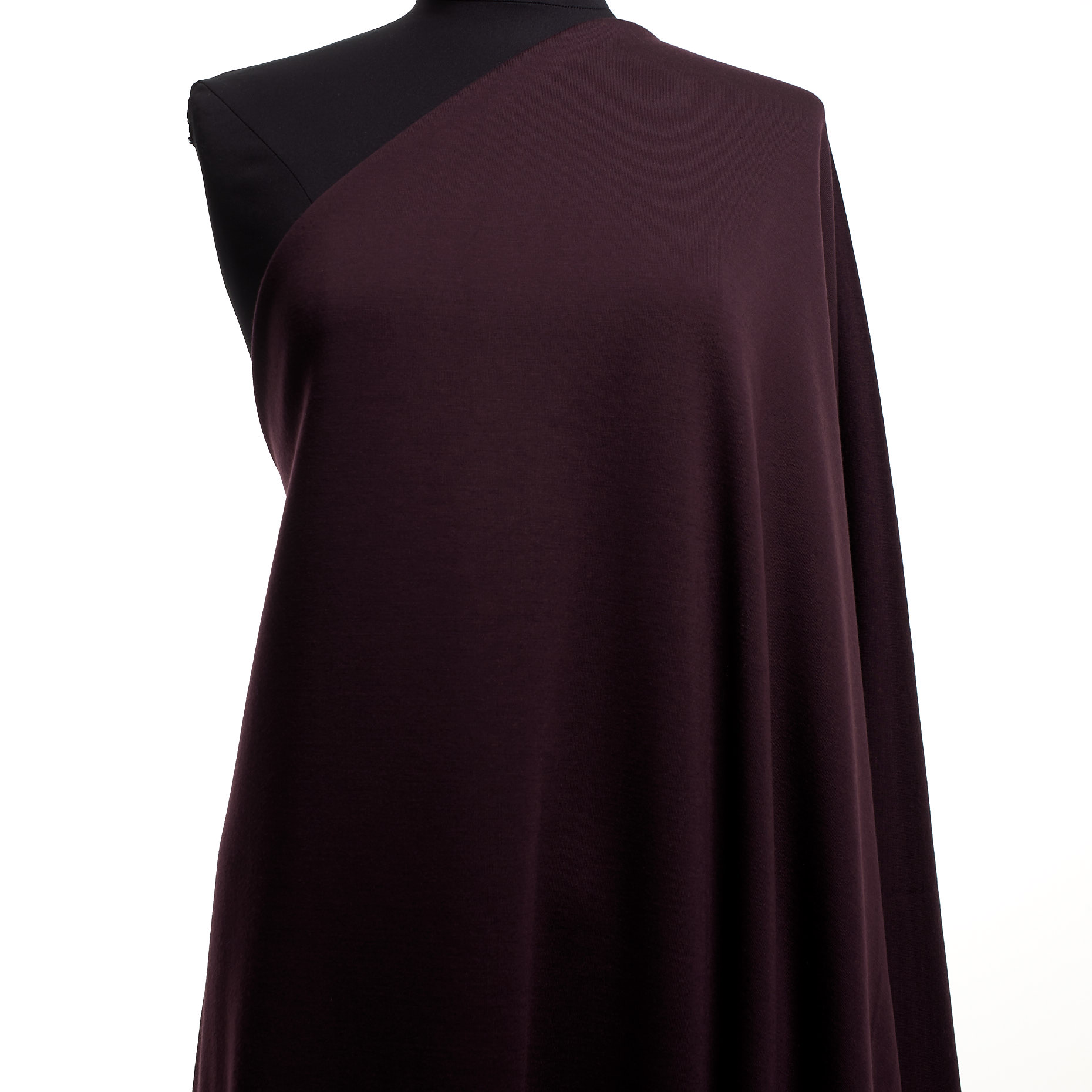 Jersey, Double, Laine Vierge, Plum Wine (F000042252) - Mannequin