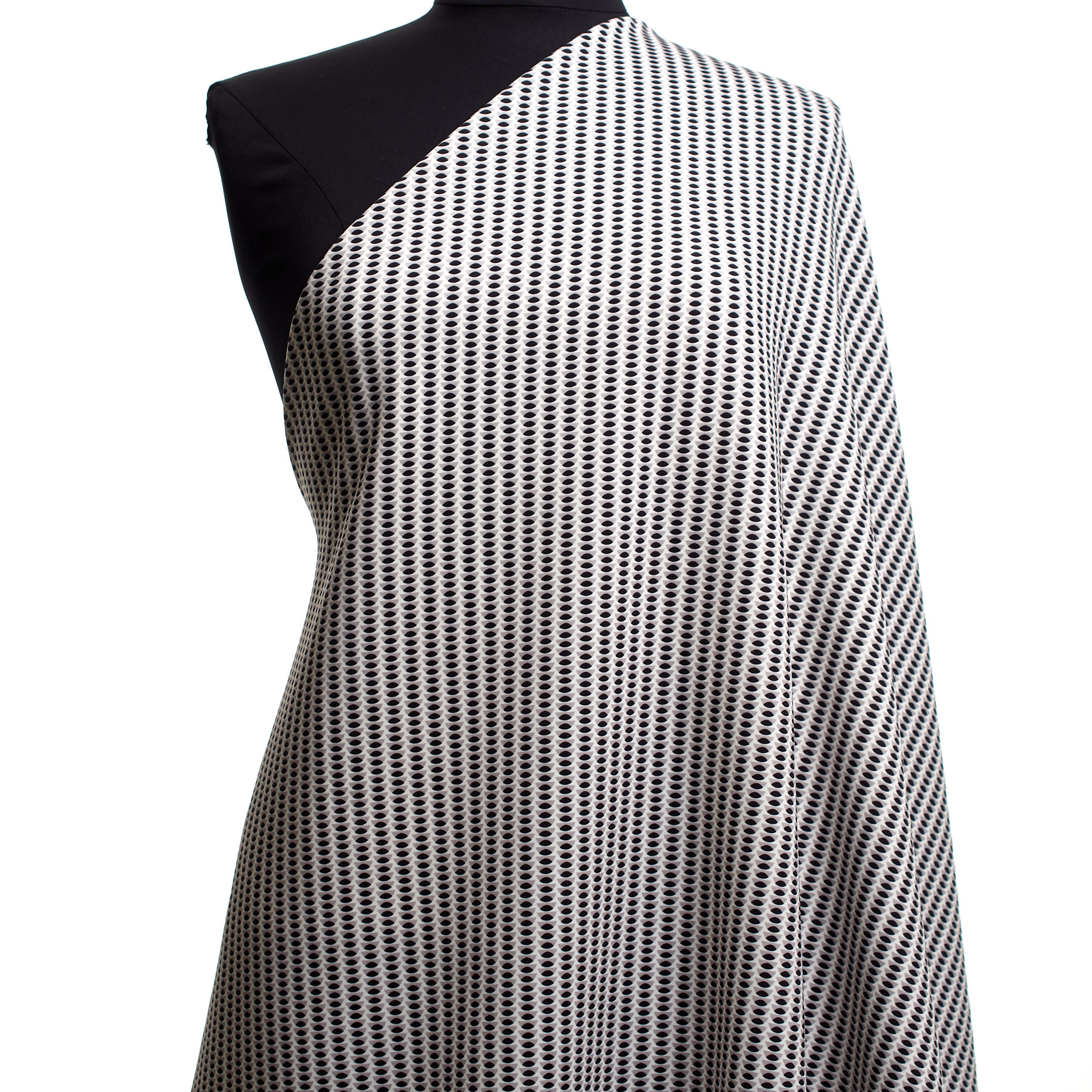 Techno Jersey, Polyamide, Imprimé, Vanilla Ice&Taupe (F000042925) - Mannequin