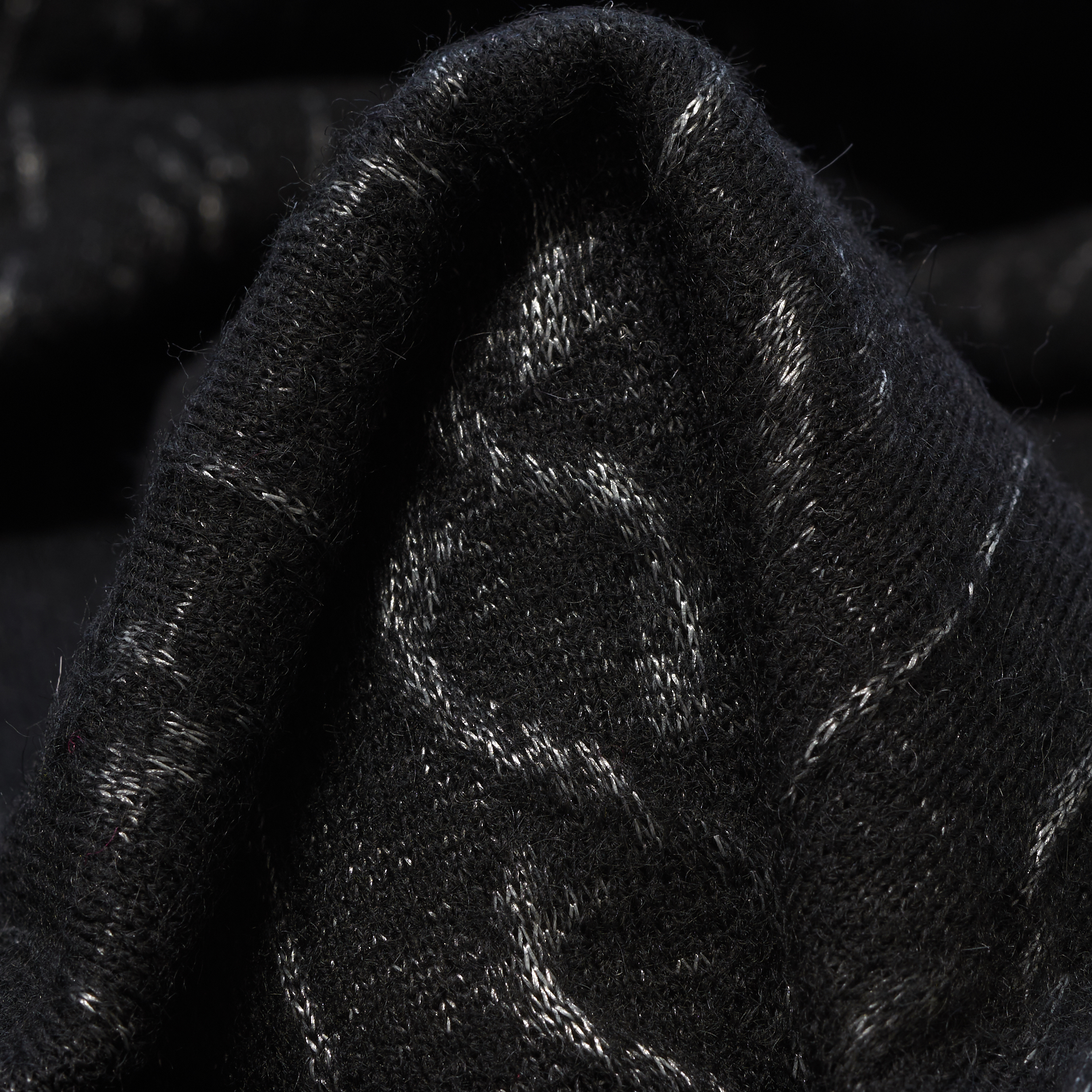 JERSEY, WOOL, BLACKENED PEARL (F000034187)